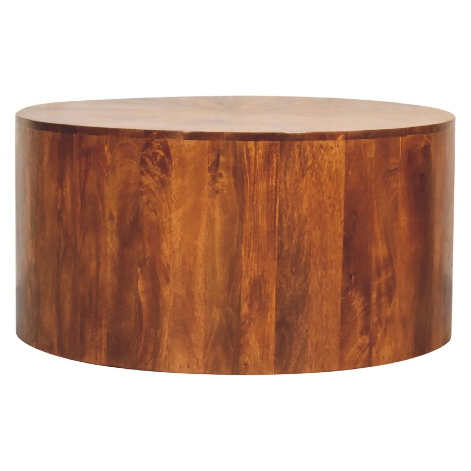 Round Coffee Table - Chestnut