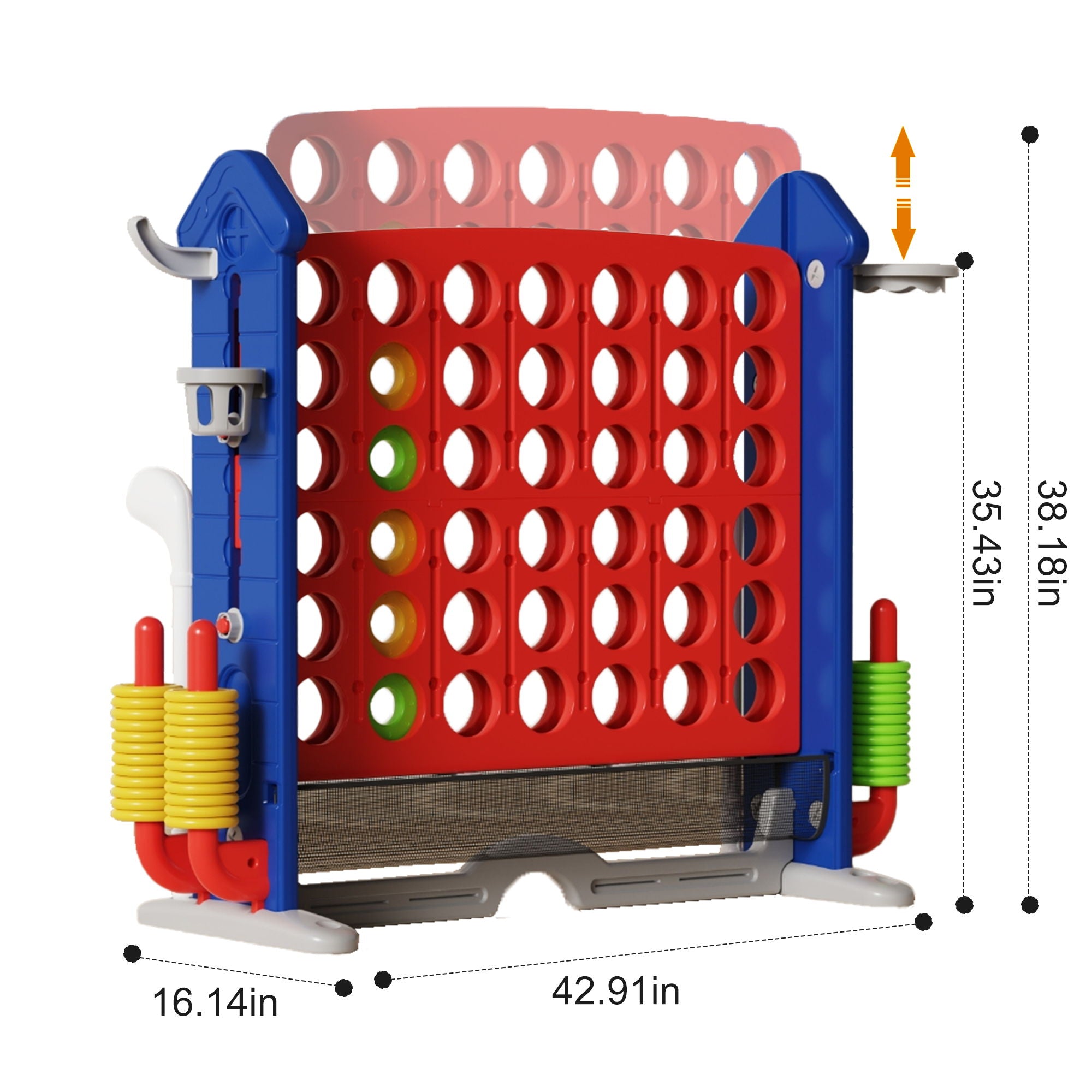 4 To Score Giant Game Set With Bag & Jumbo Connect 4