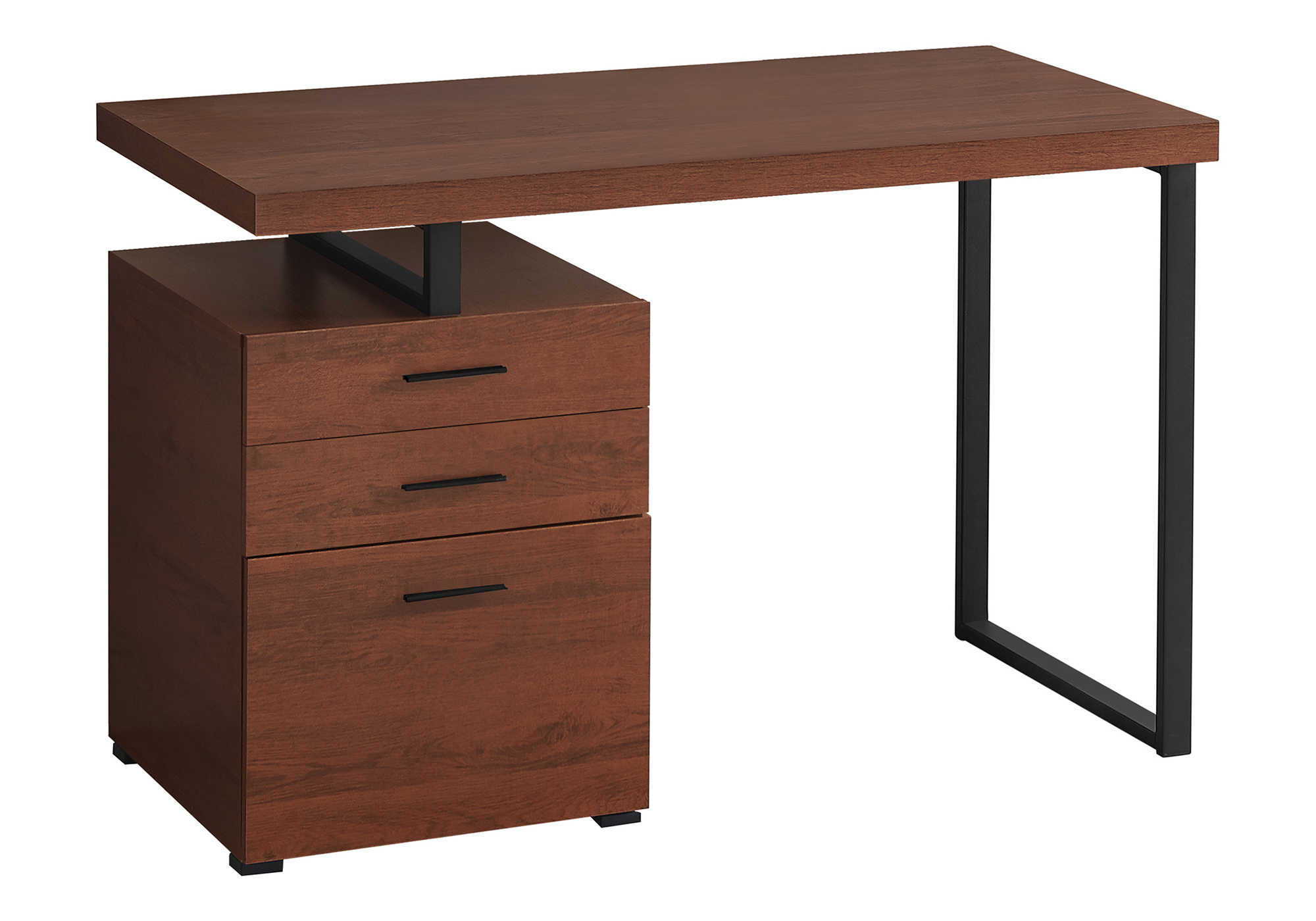 Computer Desk For Home Office, Laptop, Left, Right Set - Up, Storage Drawers