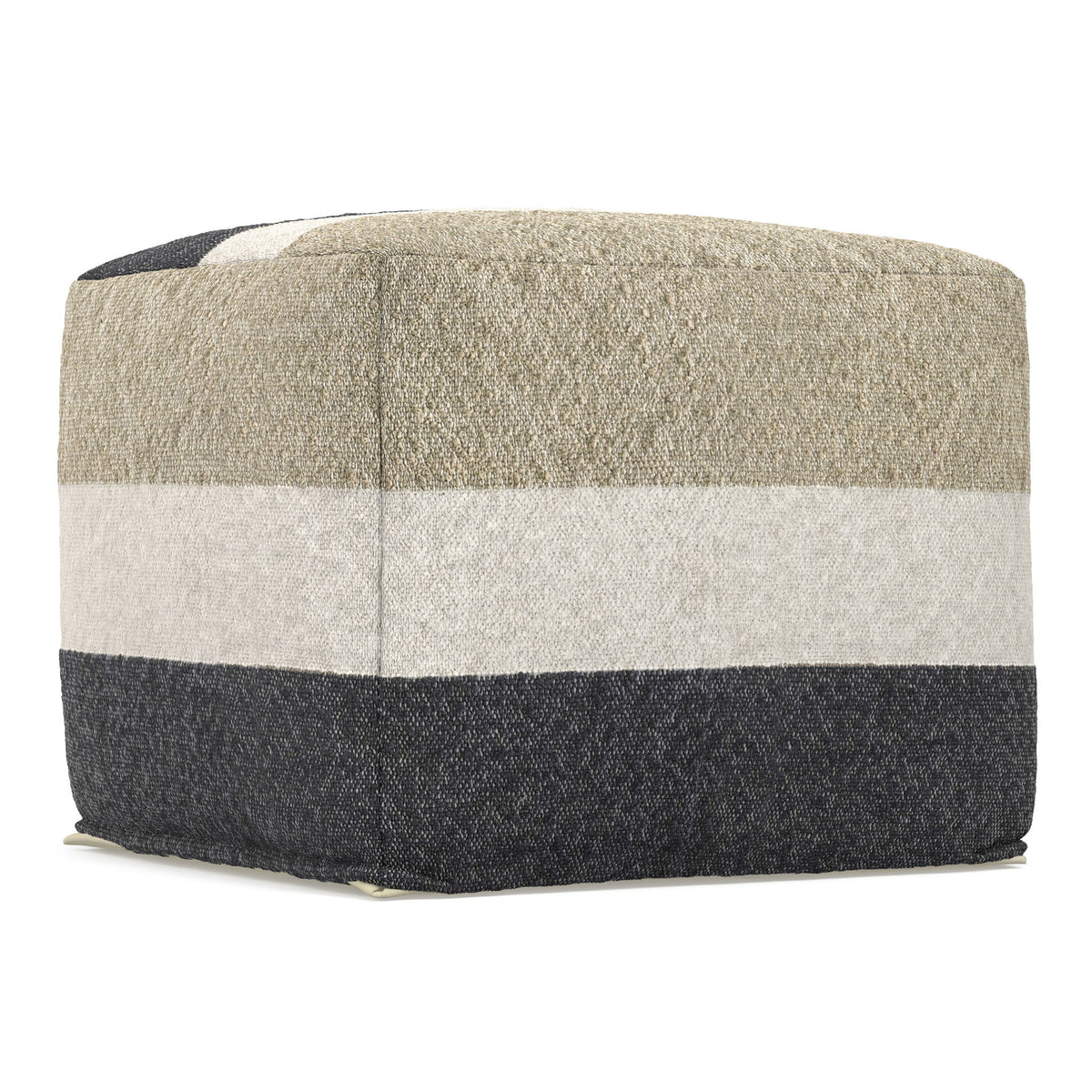 Clay - Square Pouf, Upholstered