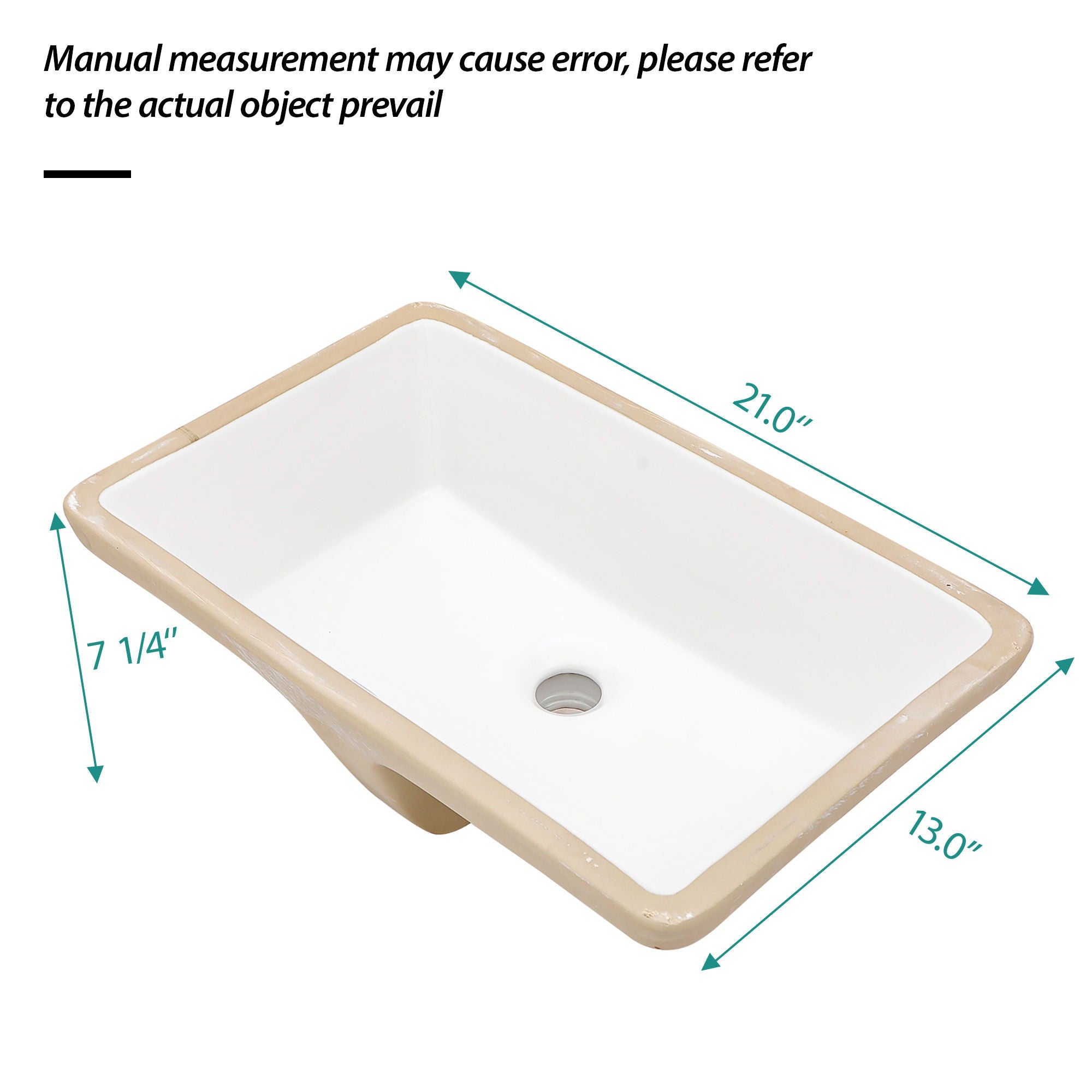 Modern Ceramic Undermount Bathroom Sink With Overflow, High Quality