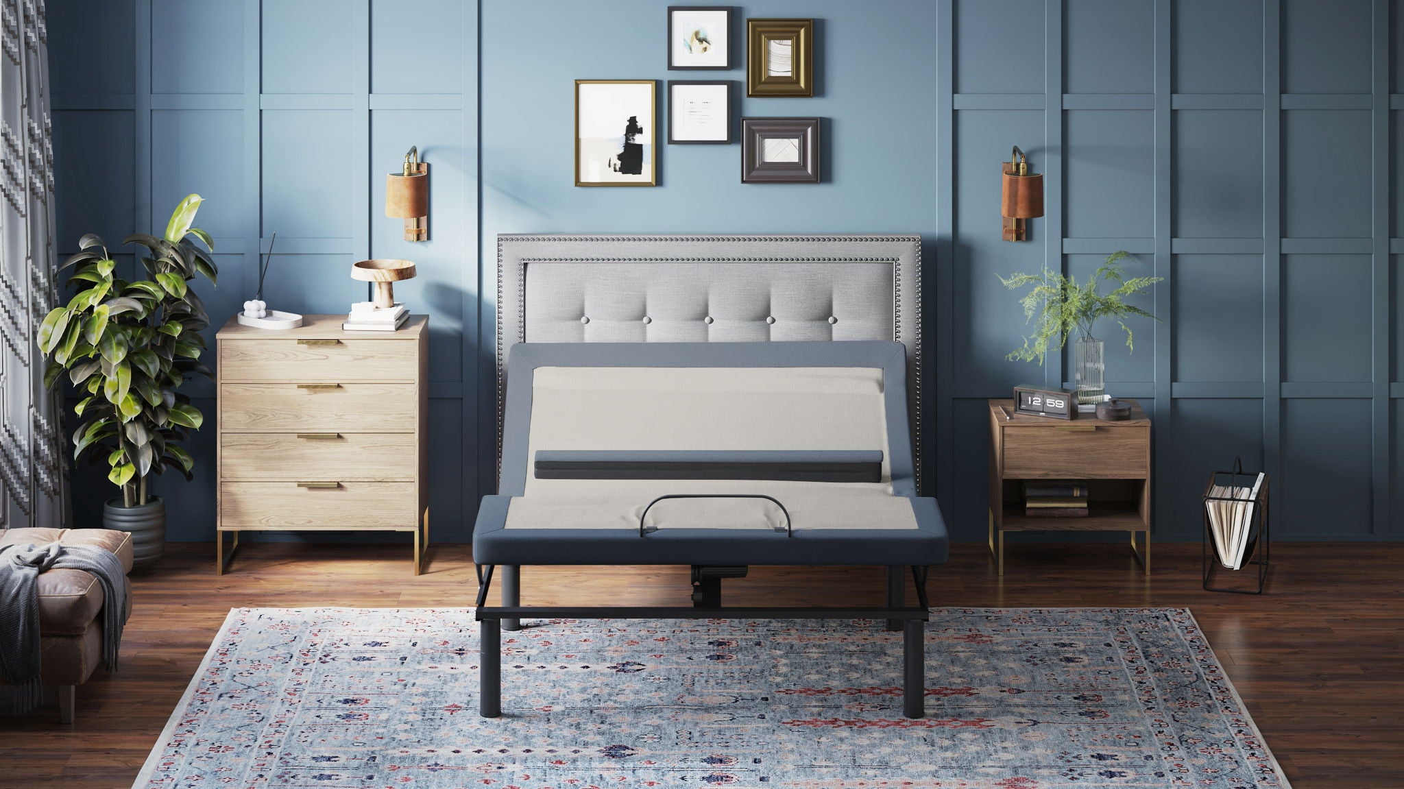 Bt6500 - Adjustable Bed Base With Head / Foot Tilt And Lumbar Position Adjustment