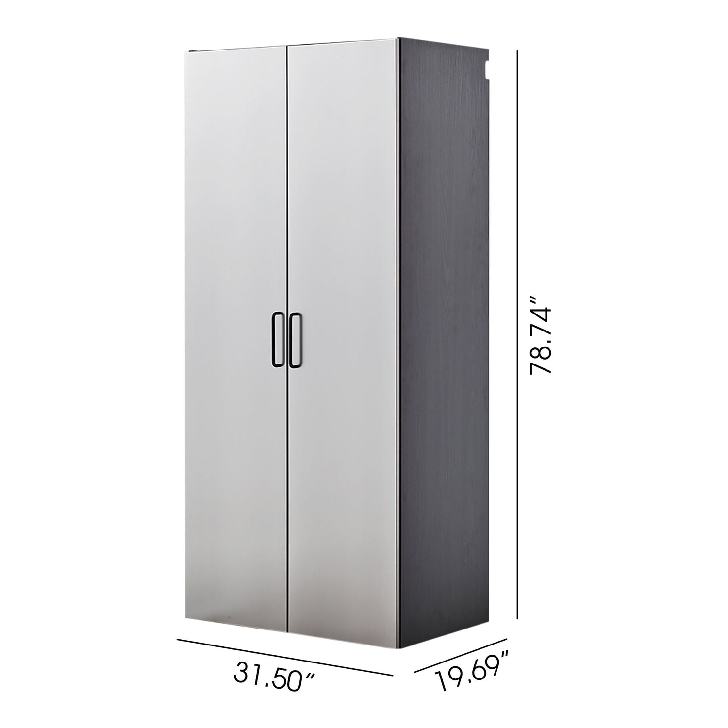 Astro Series - Metal Wall Mounted Storage Cabinet With Soft Closing Drawers
