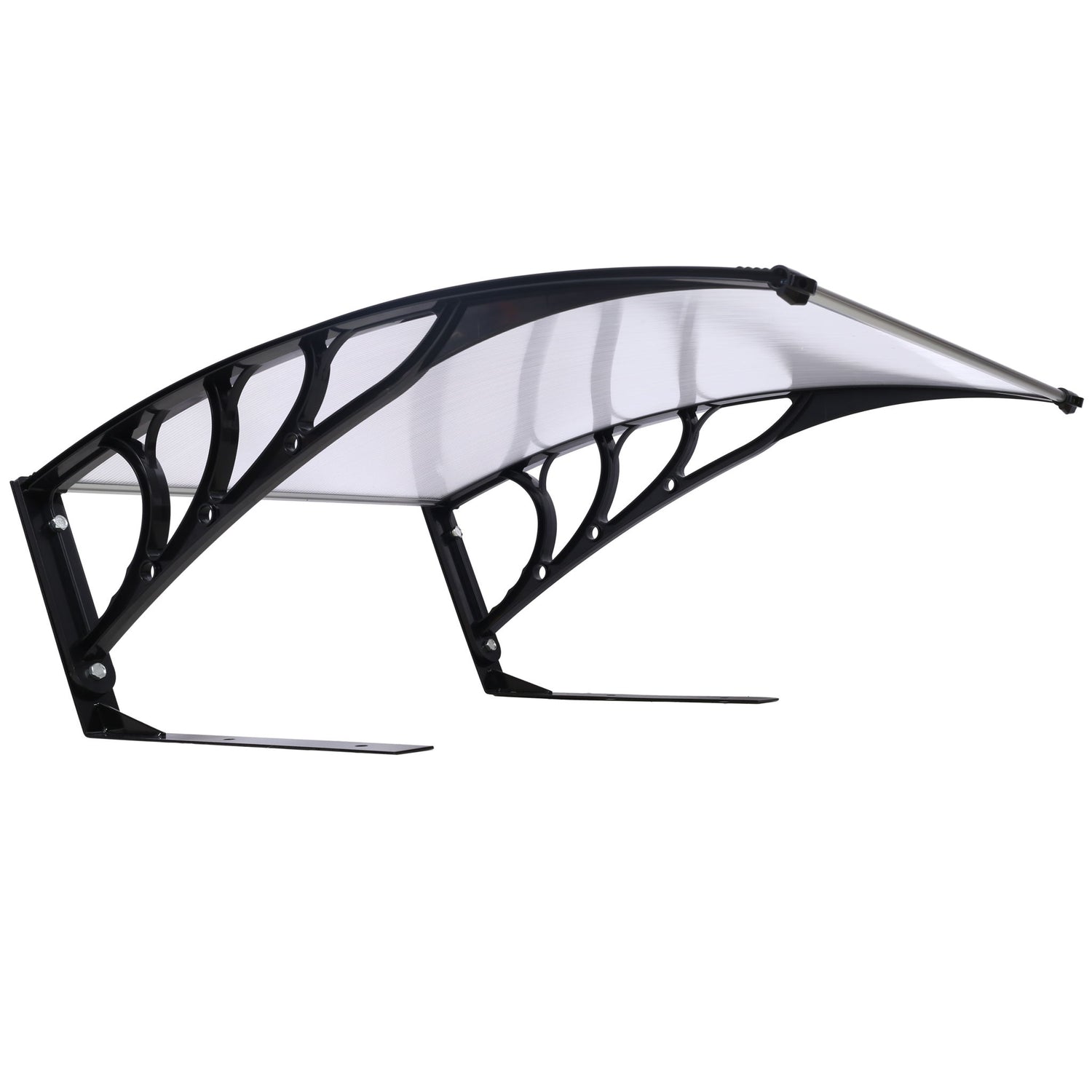 Weather Resistant Polycarbonate Canopy Outdoor Shade Cover For Robotic Lawn Mowers - Black