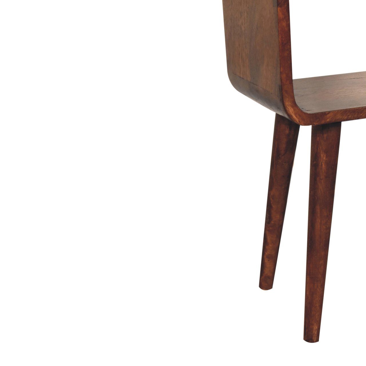 Minimalist Open Curved Nightstand