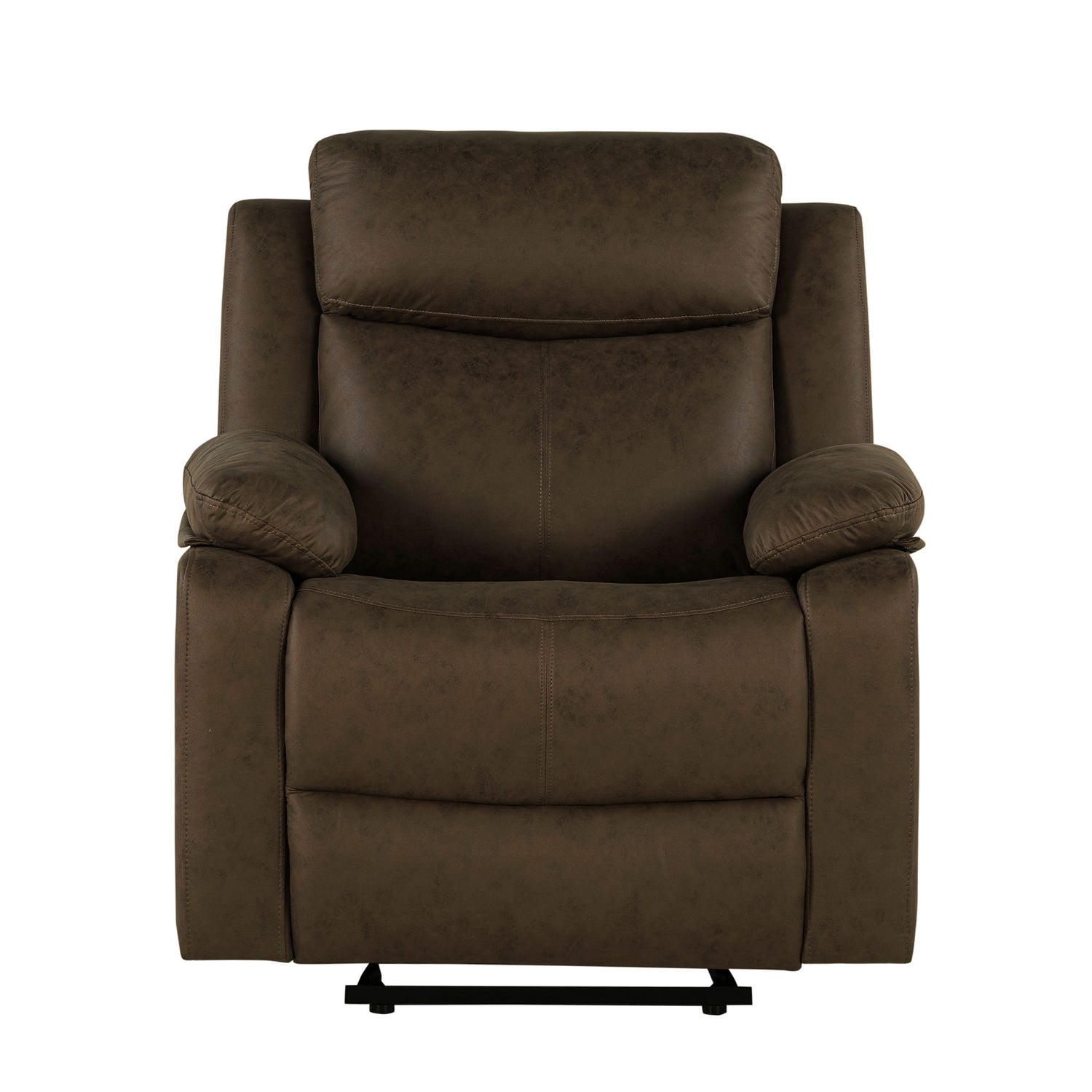 Brenda - Glider Recliner Chair With Manual Recline - Brown