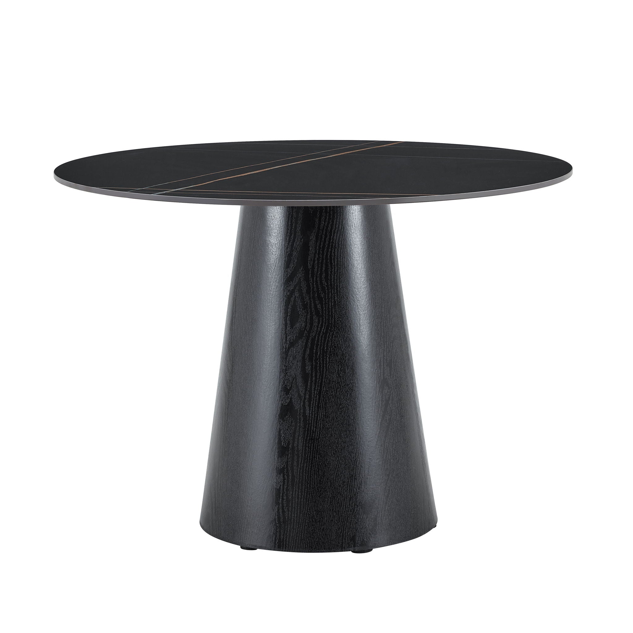 Round Dining Table - Black