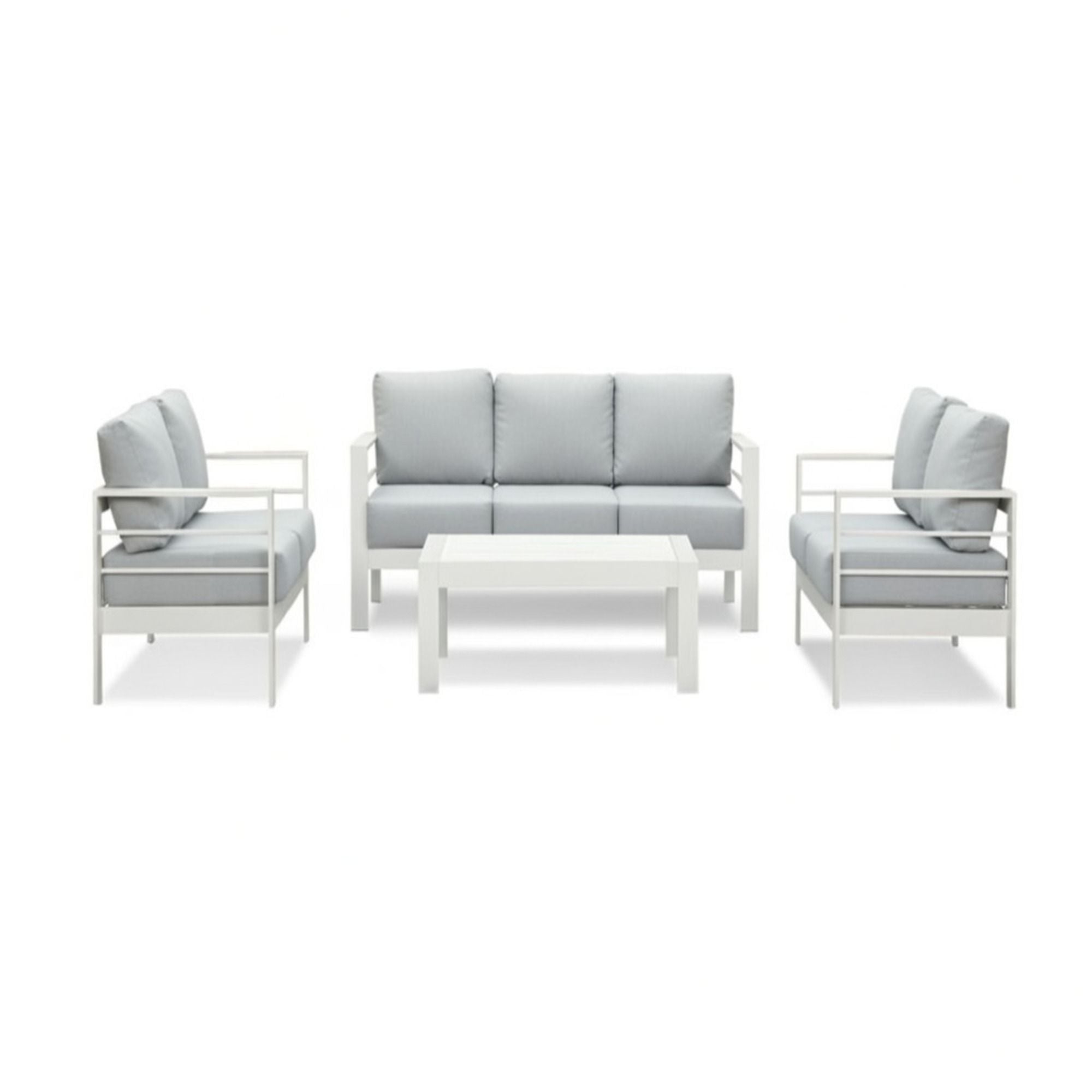 Outdoor Patio Set With All-Weather Thick Cushions