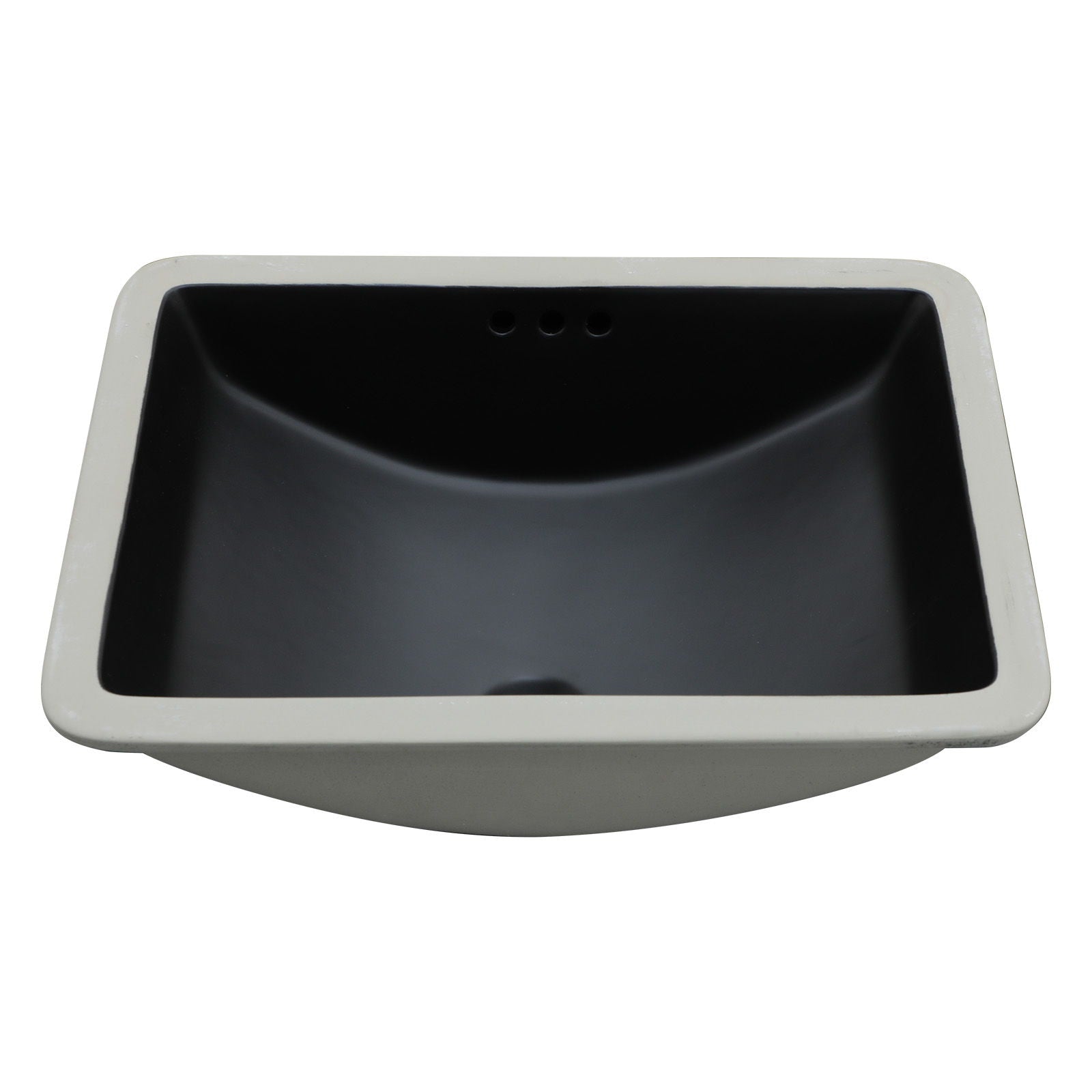 Modern Ceramic Undermount Bathroom Sink With Overflow, High Quality