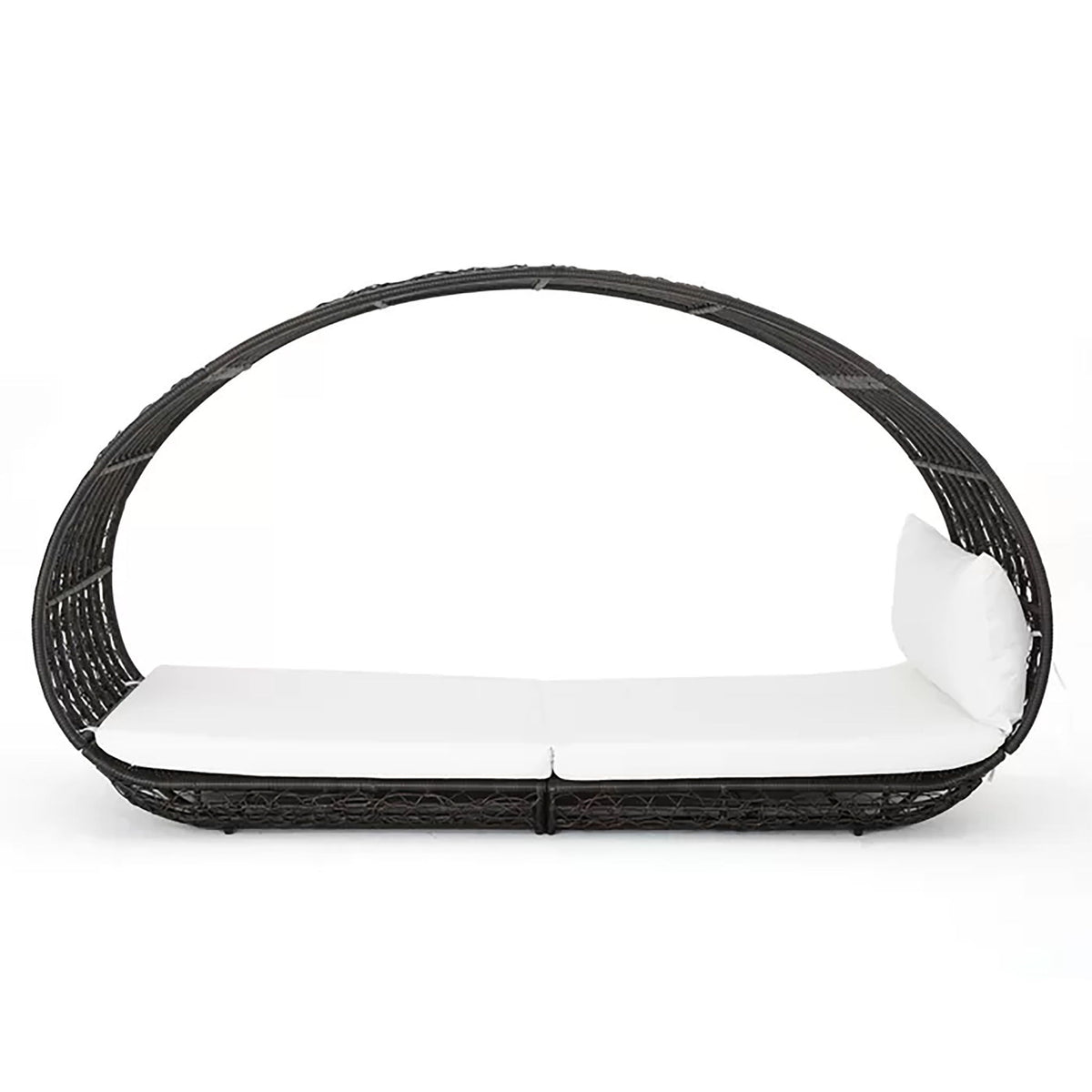 Abigal - Outdoor Wicker Daybed With Cushion