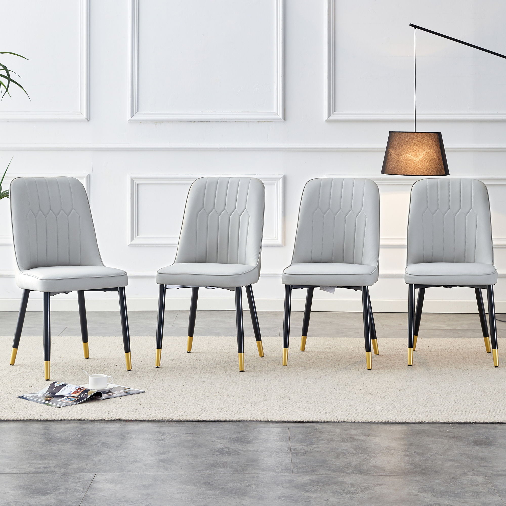 Modern Chair With Metal Legs