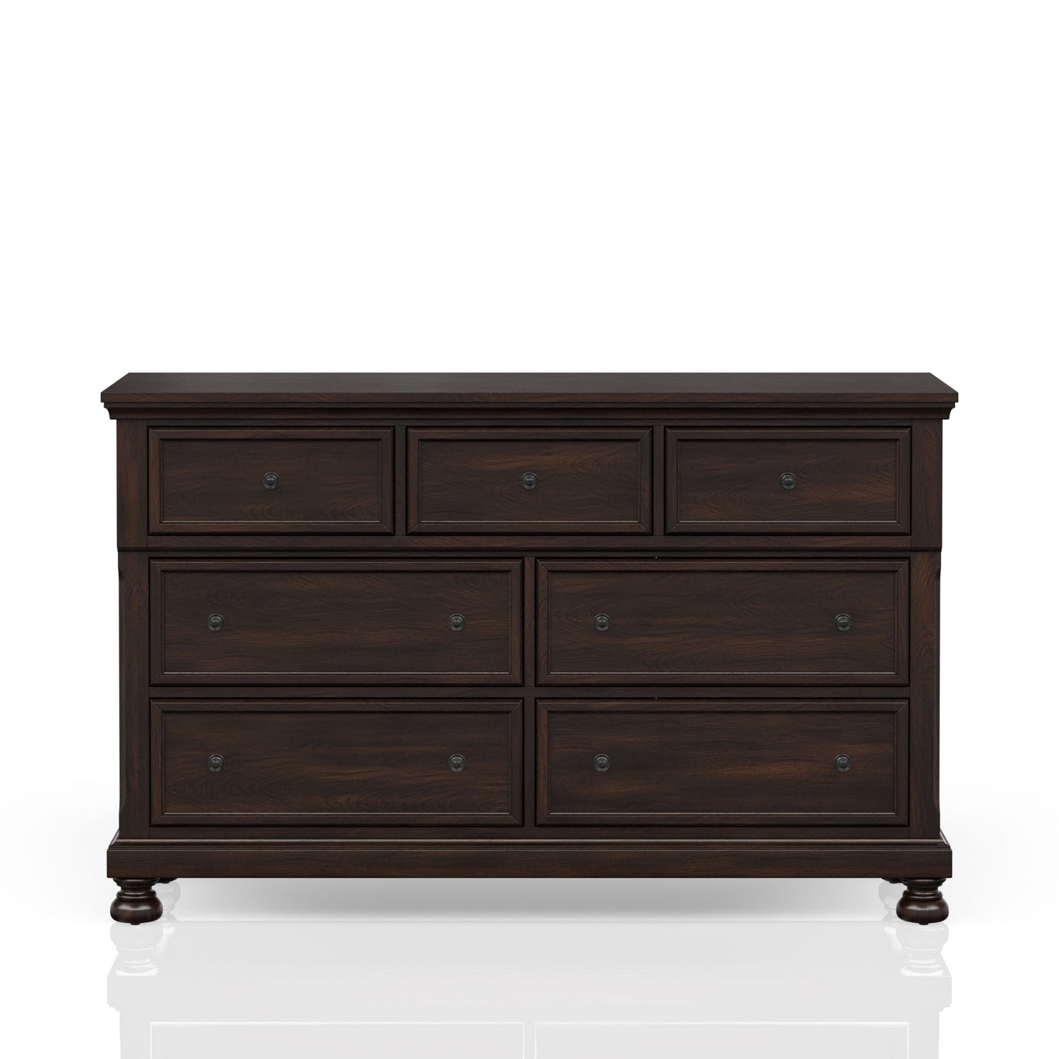 7 Seven Drawer Dresser - Cherry