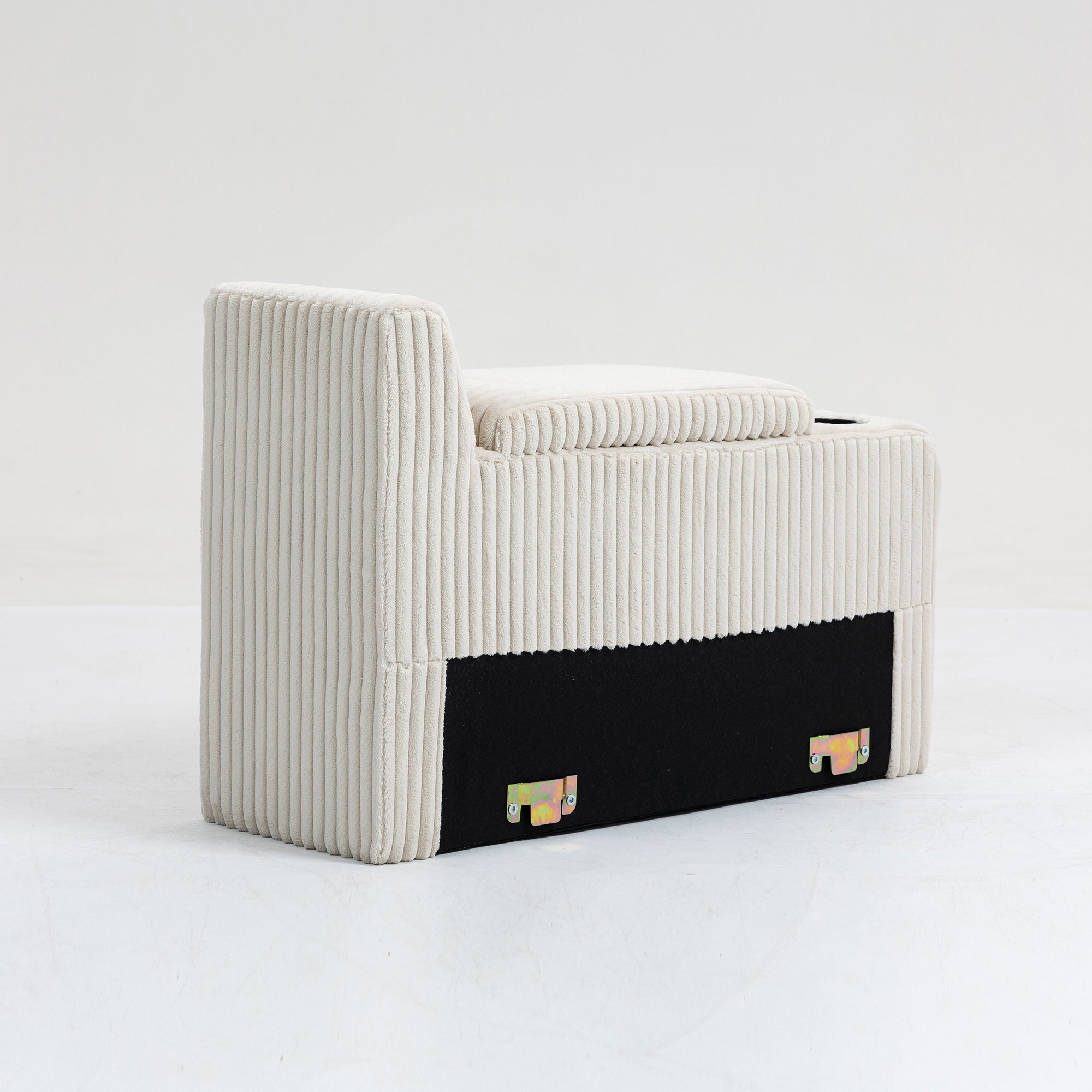 Modular Sofa Coffee Table With Storage Function, Cupholders, USB Ports