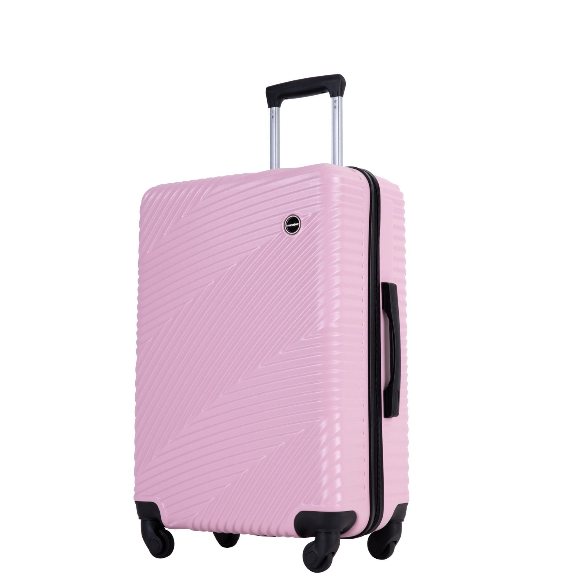 3 Piece Luggage Sets Lightweight Suitcase With Two Hooks, Spinner Wheels,