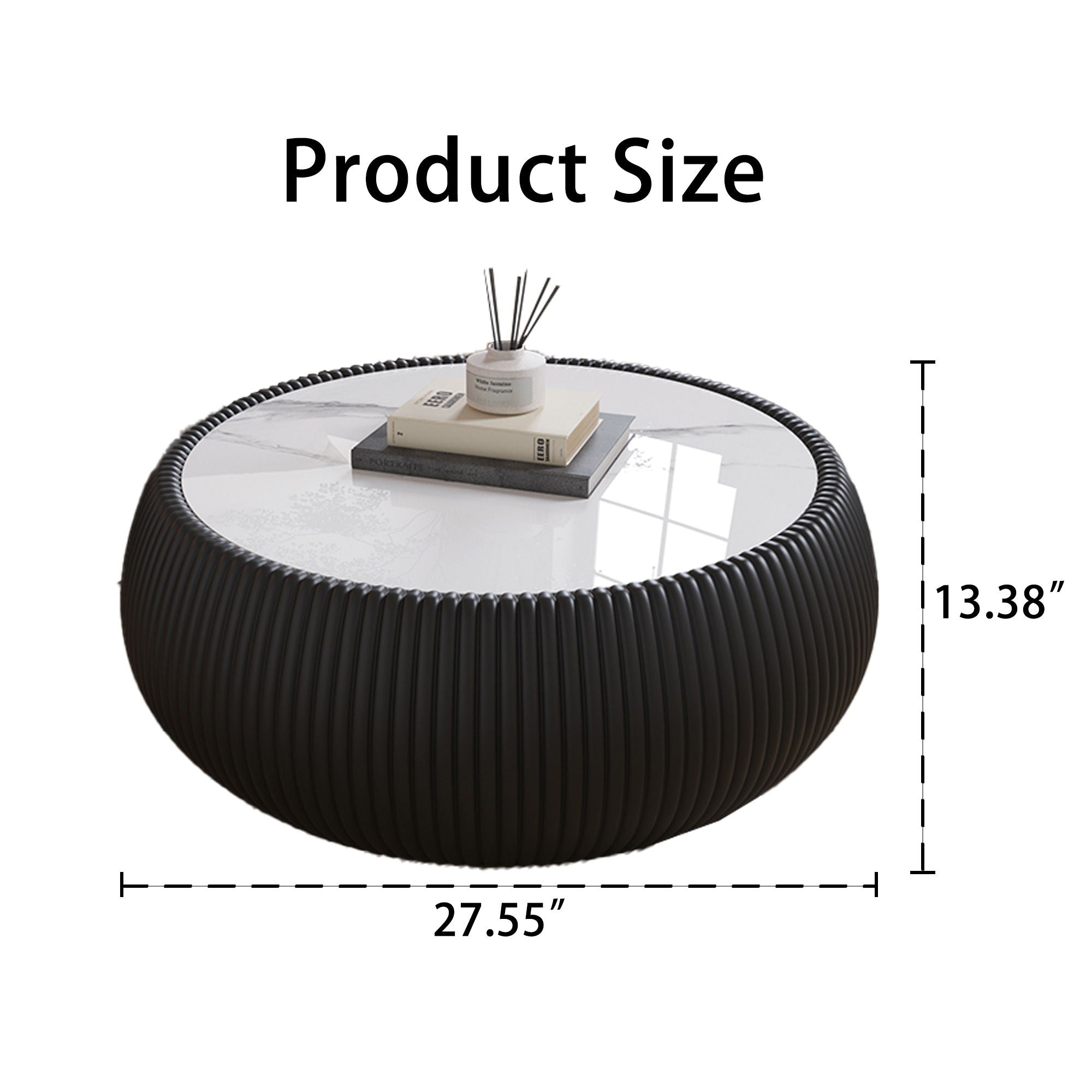 Drum Shaped Coffee Table