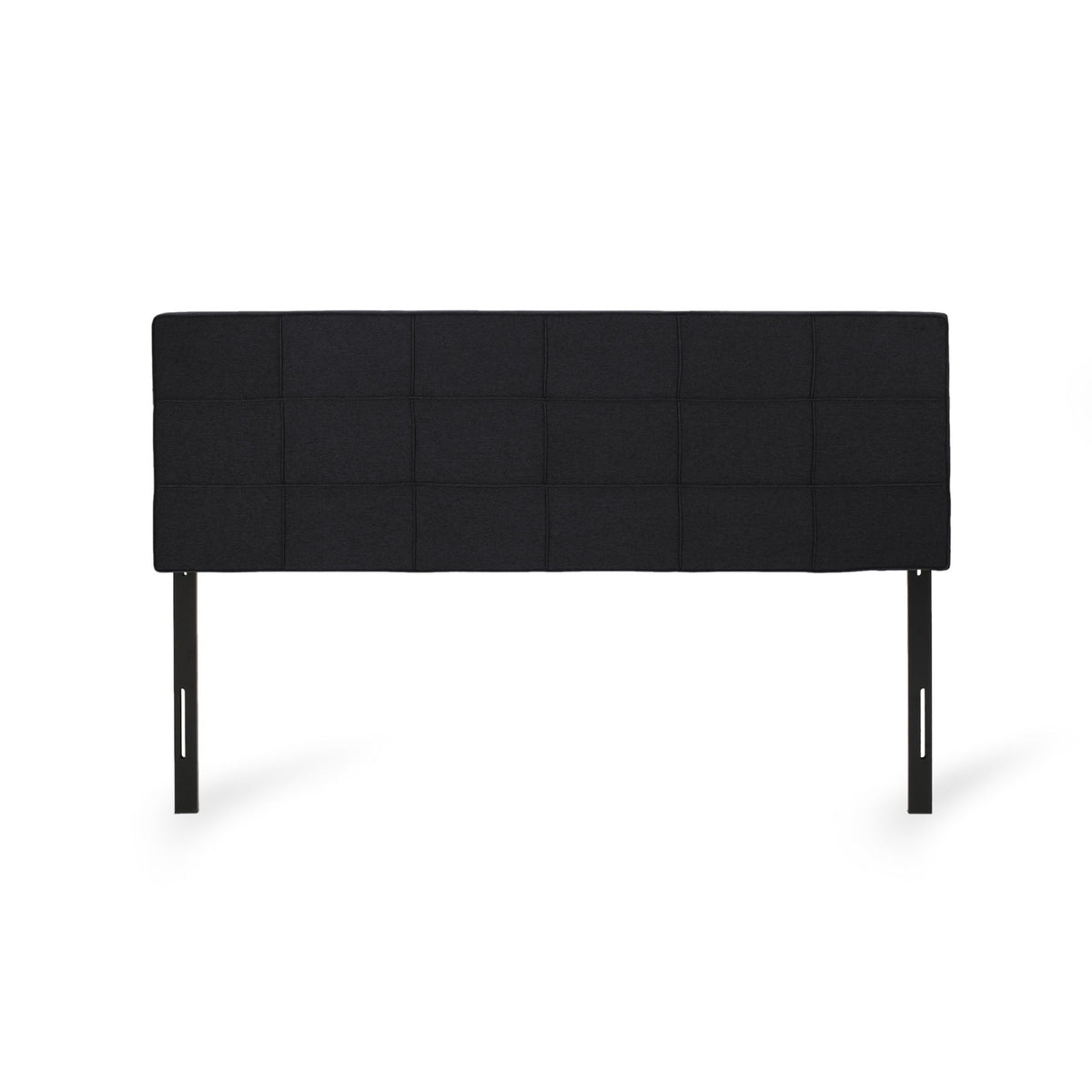 Marakesh - Contemporary Fabric Upholstered King / California King Headboard - Black