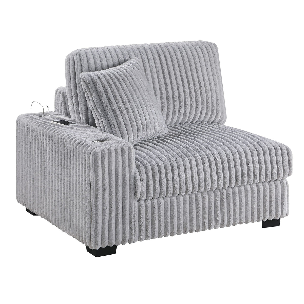 Chair With USB Cup Holder Armrest