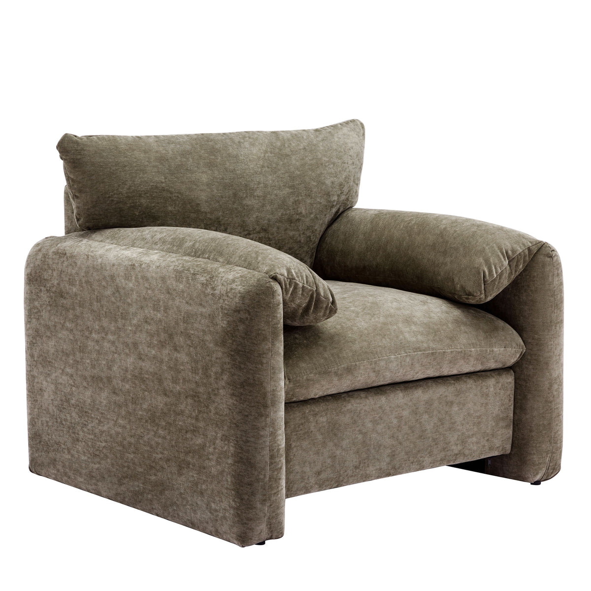 Oversized Accent Single Sofa Lounge Chair - Matcha Green