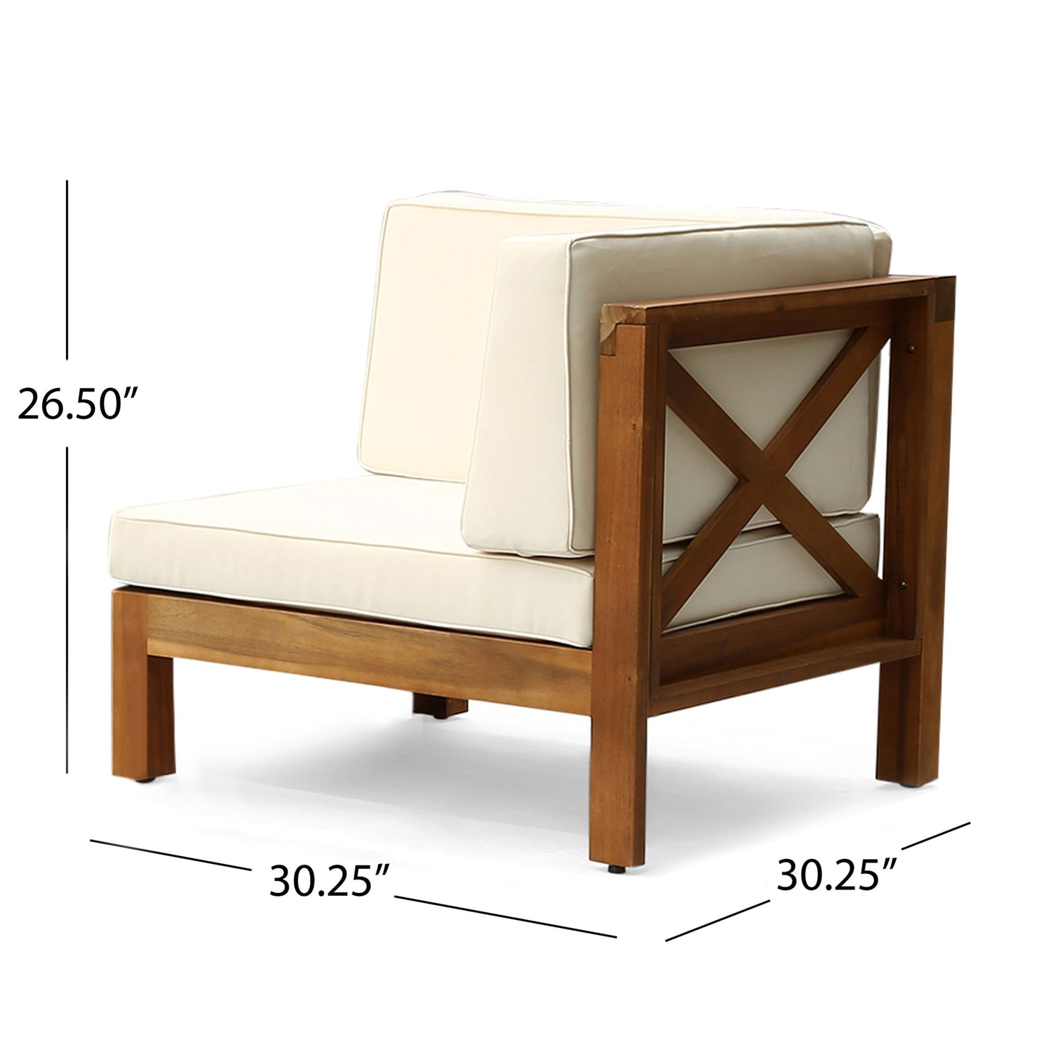 Brava - X Back Arm Chair