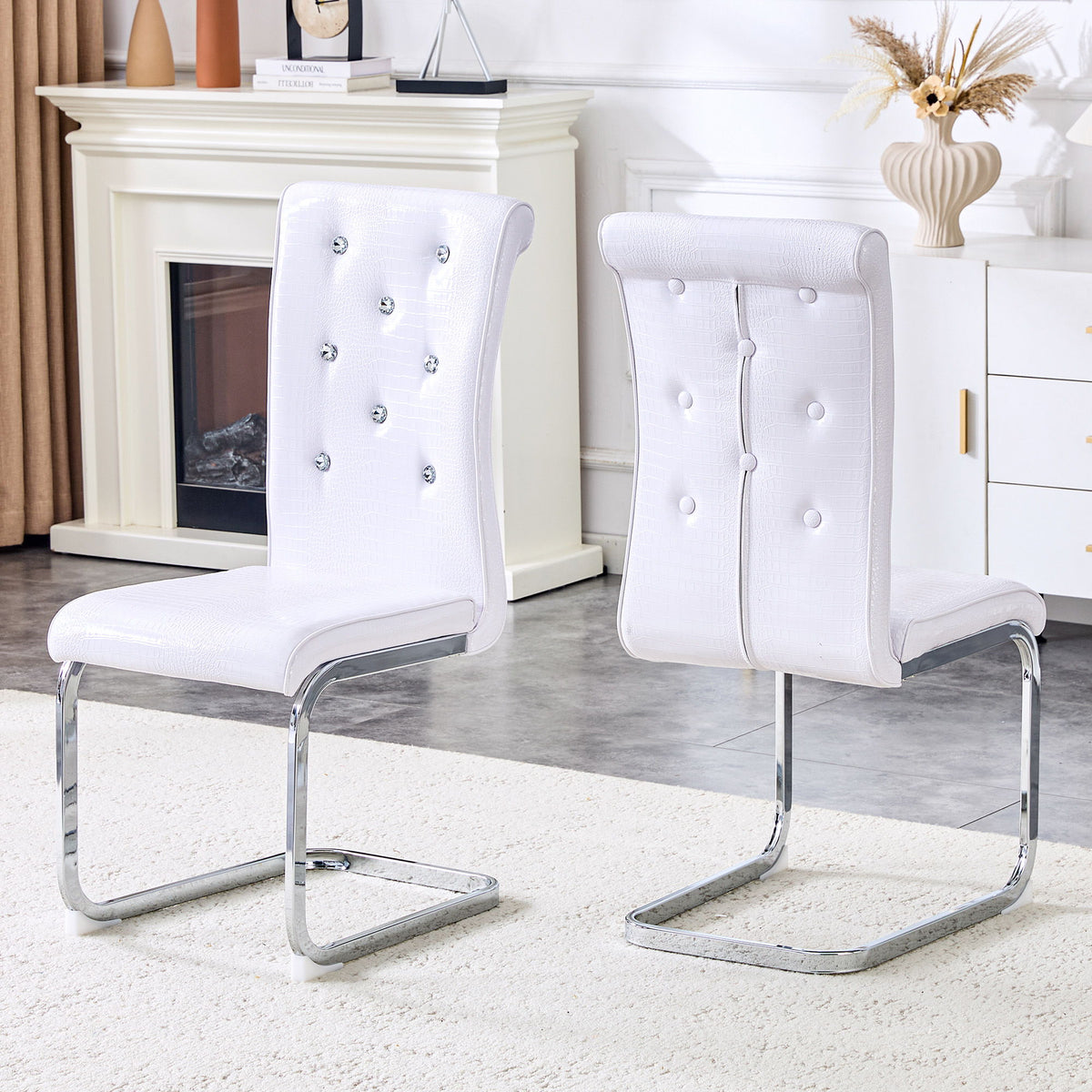 Elegant Design Upholstered Dining Chairs