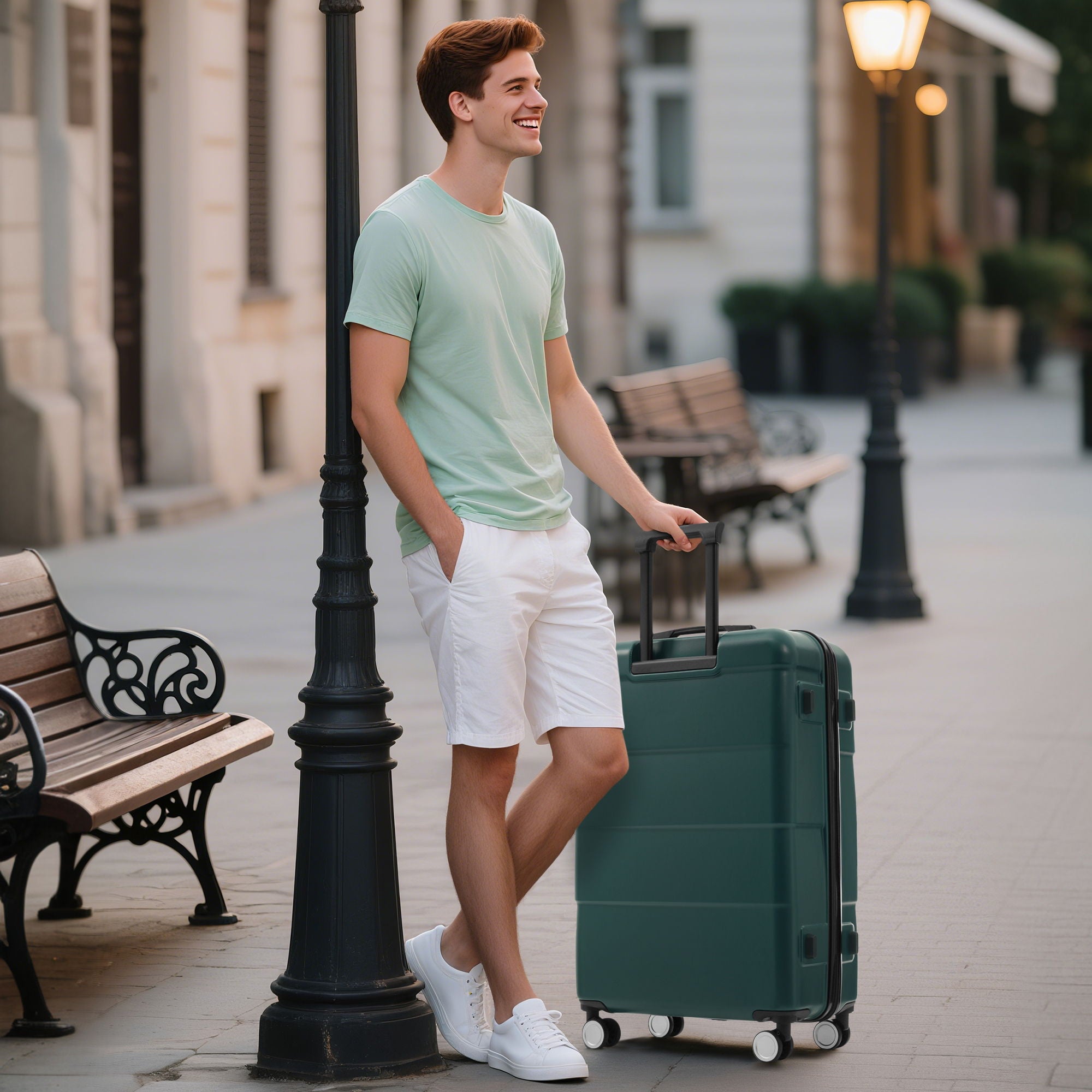 Hardshell Luggage Set 6 Piece With Duffel & Toiletry Bag