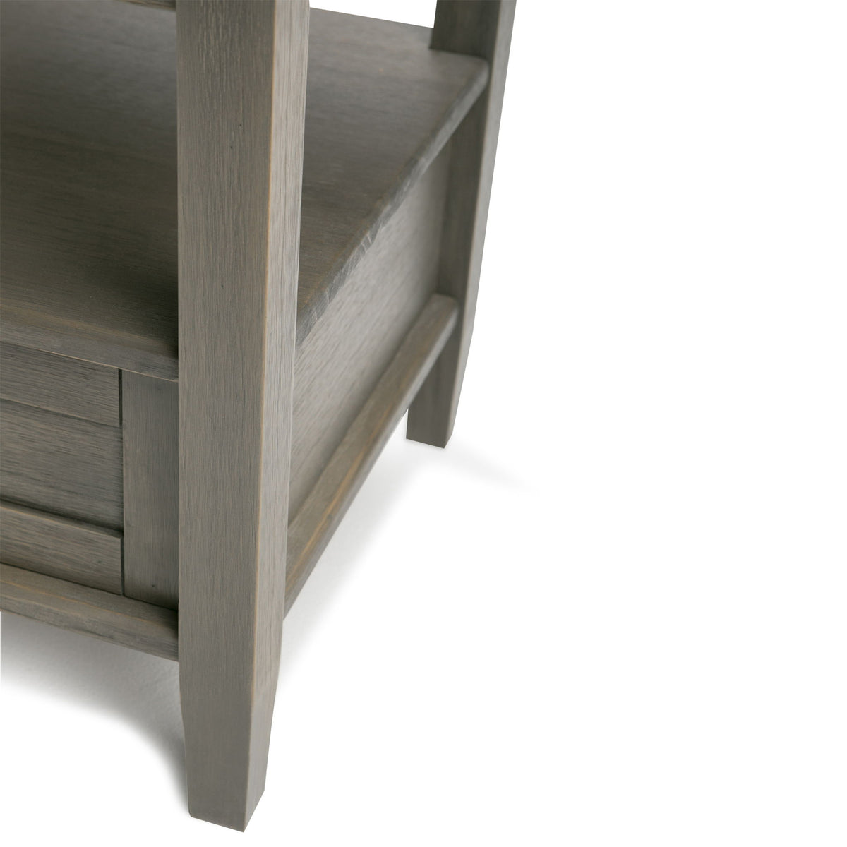 Warm Shaker - End Table - Dark Brown
