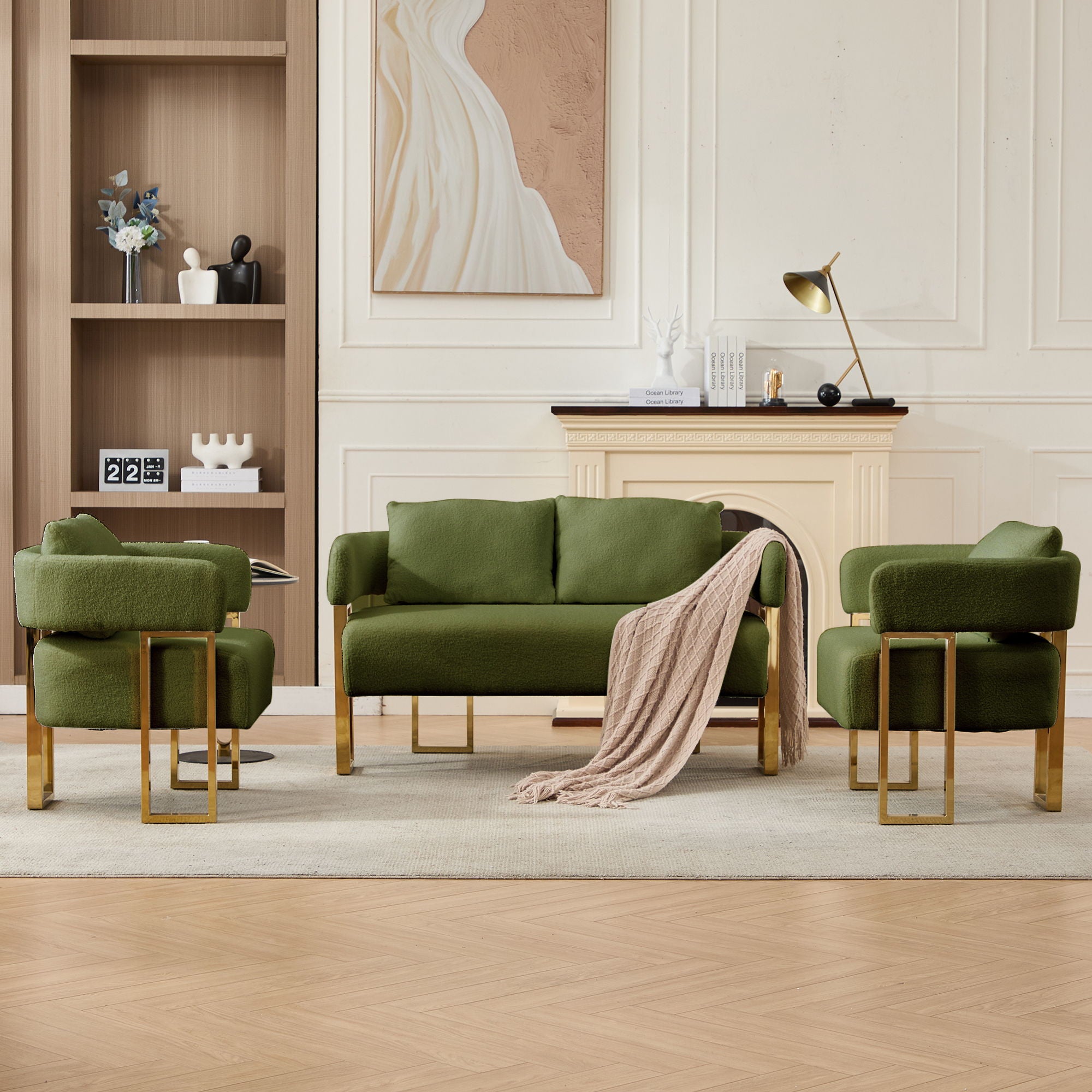 Decorative Upholstered Side Chair For Living Room