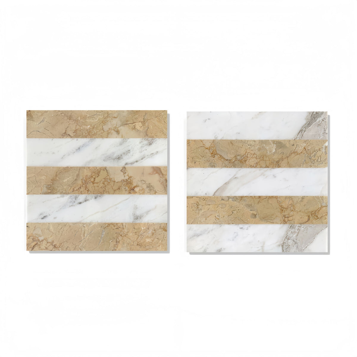 Elegant Waterjet Polished Marble Tile For Floor And Wall
