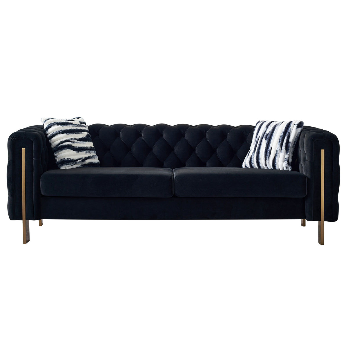 Chesterfield - Modern Tufted Living Room Sofa, 84.25&