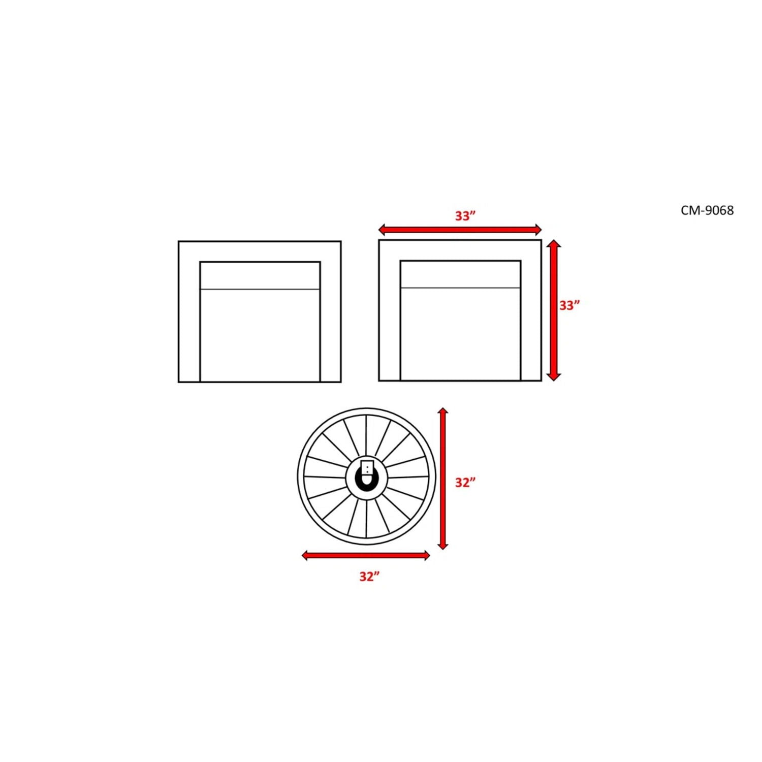 Rattan Patio Set With Comfortable Cushions And Fire Pit