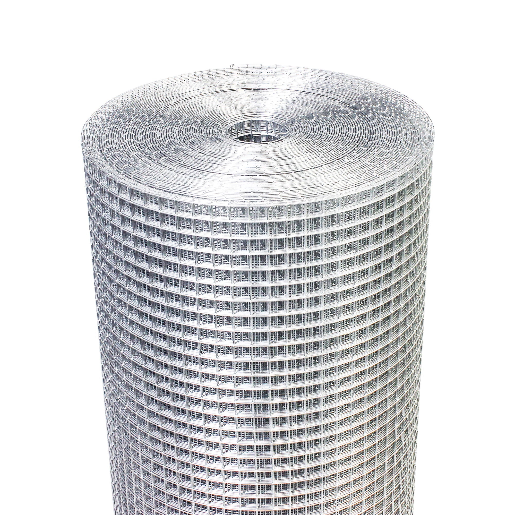 Galvanized Hardware Cloth, Gauge Welded Metal Wire Fence Roll For Garden And Animal Protection - Silver