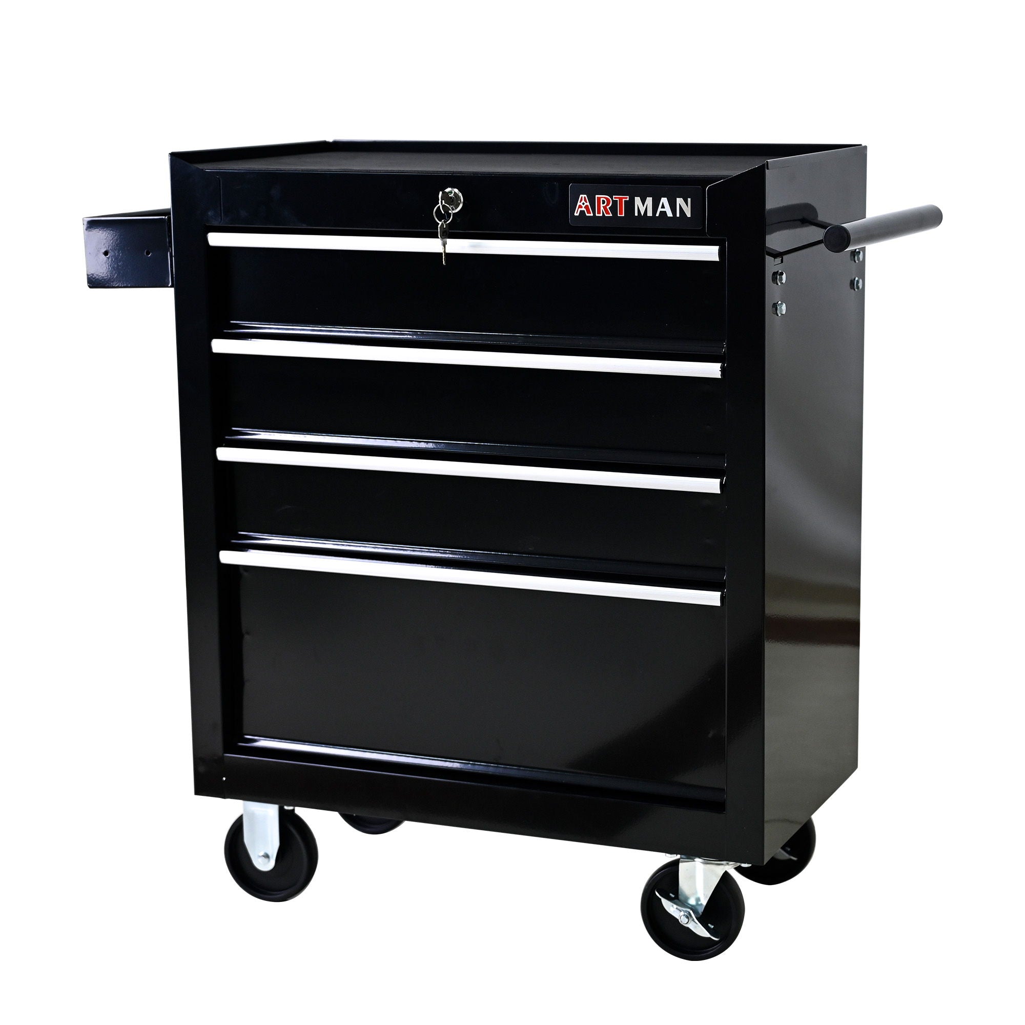 Multifunctional Tool Cart With Wheels And Drawers