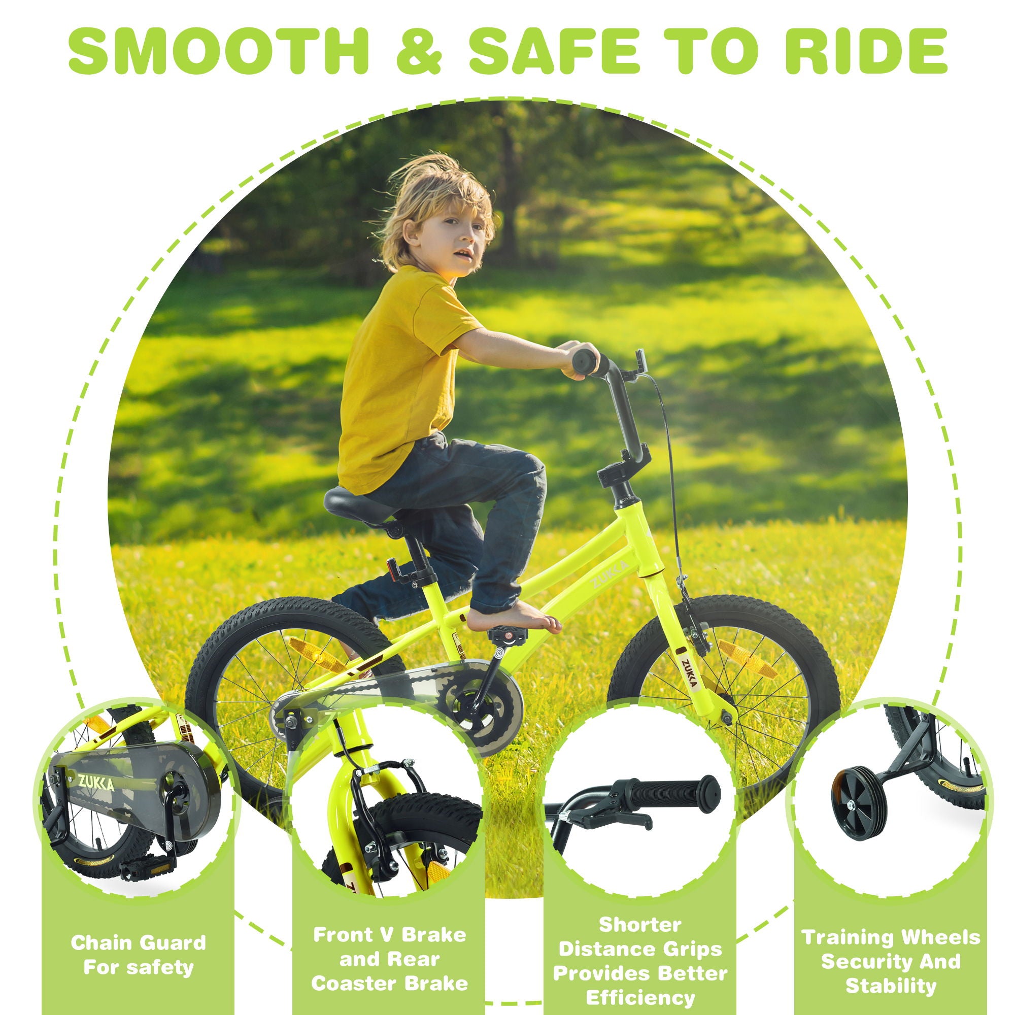 Zukka - Kids Bike, 16" Kids&