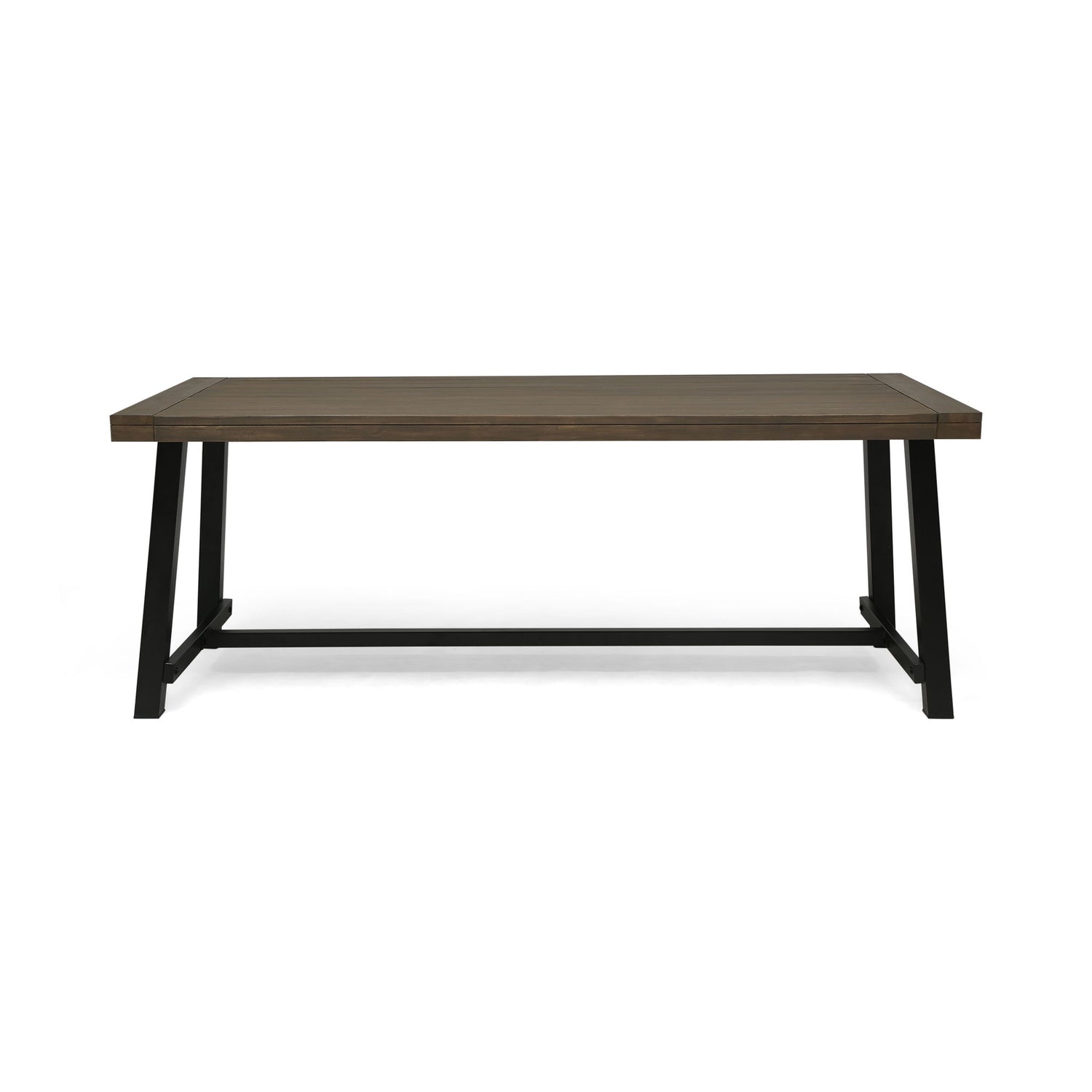 Outdoor Dining Table - Gray / Rustic Metal