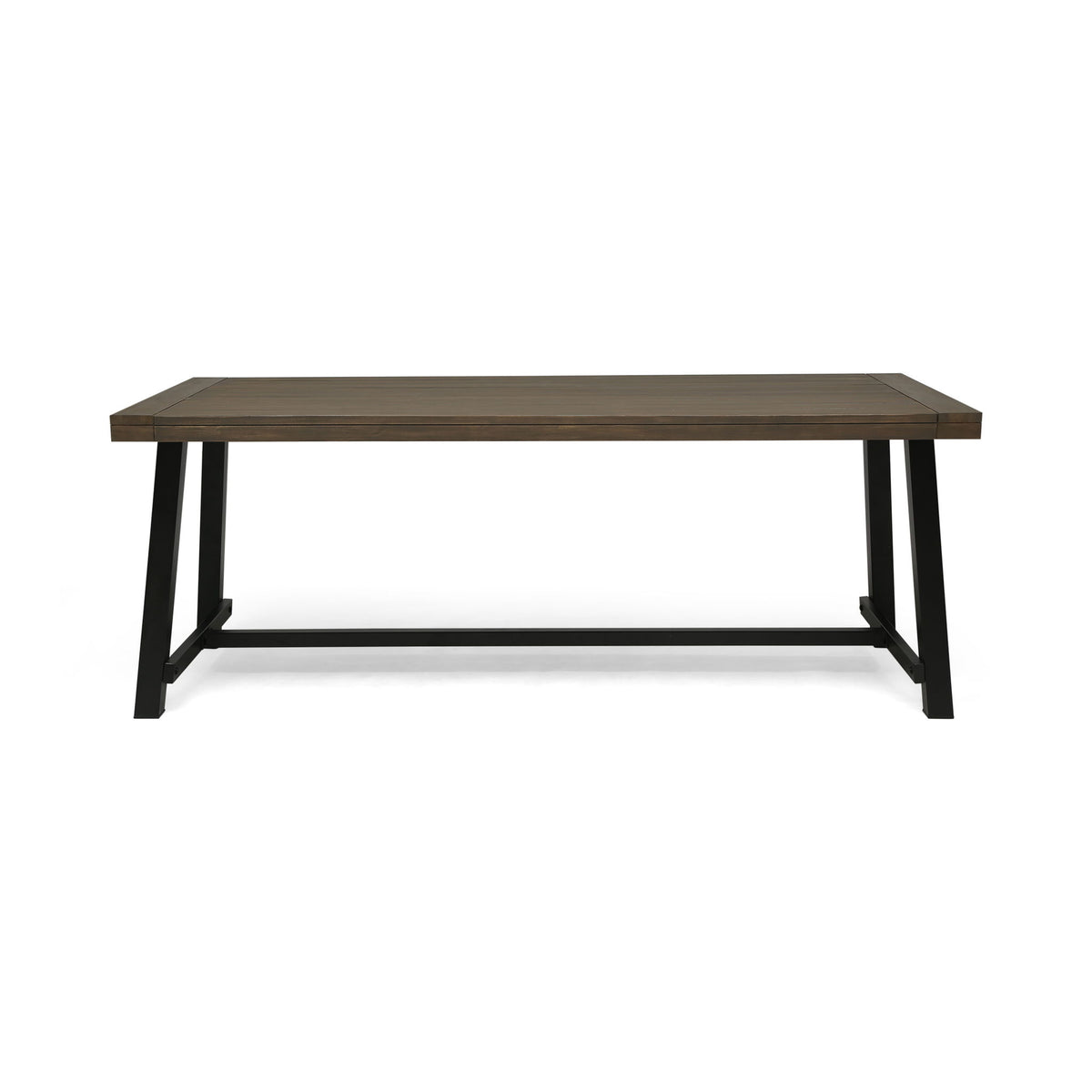 Outdoor Dining Table - Gray / Rustic Metal