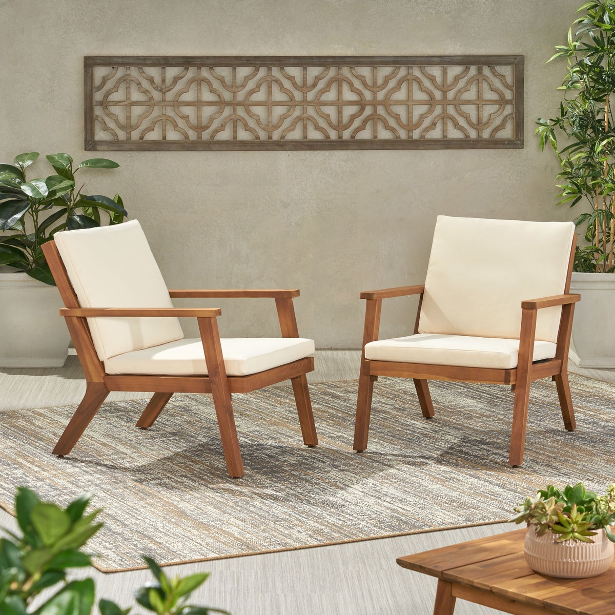 Outdoor Club Chair With Cushion