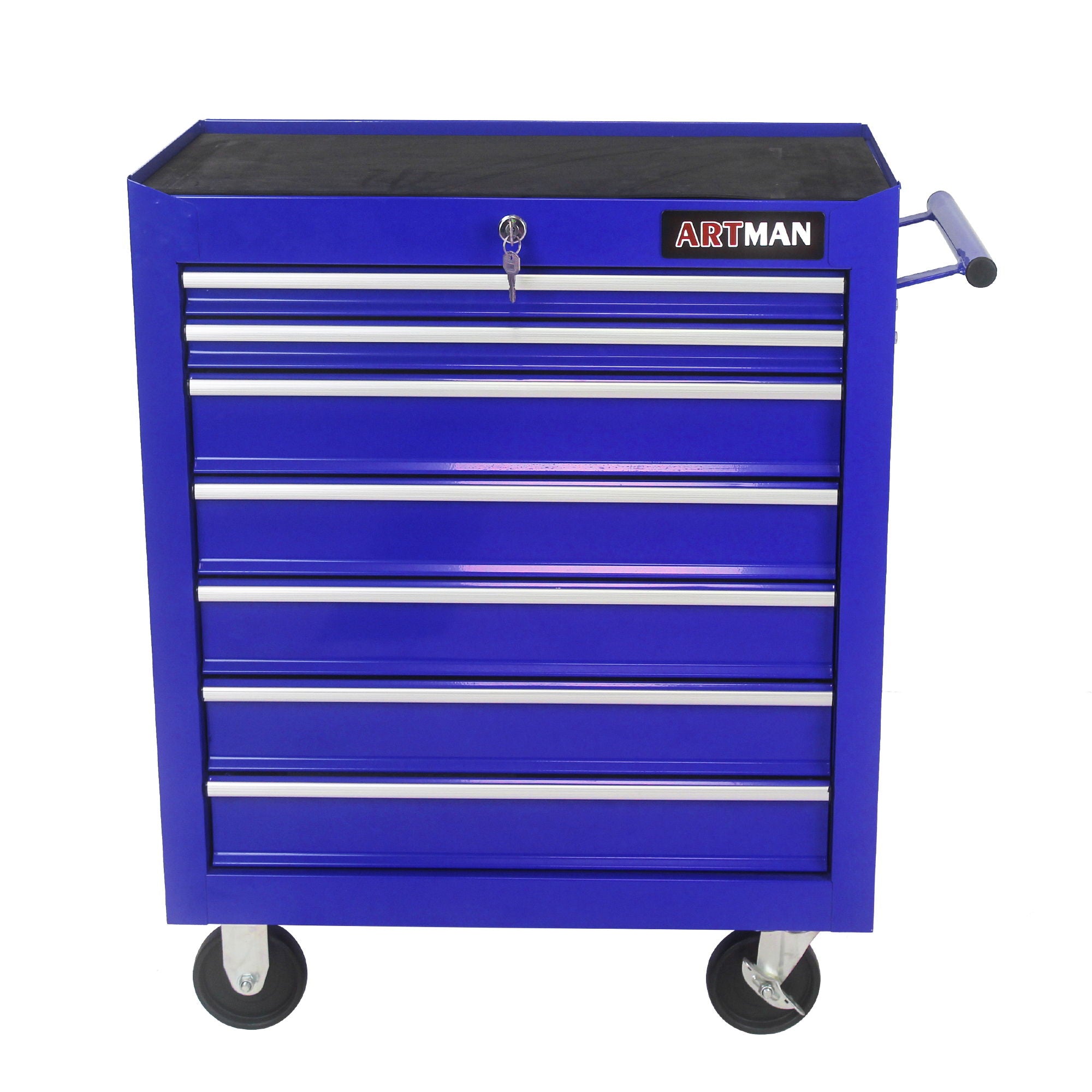 7 Drawers Multifunctional Tool Cart With Swivel Wheels