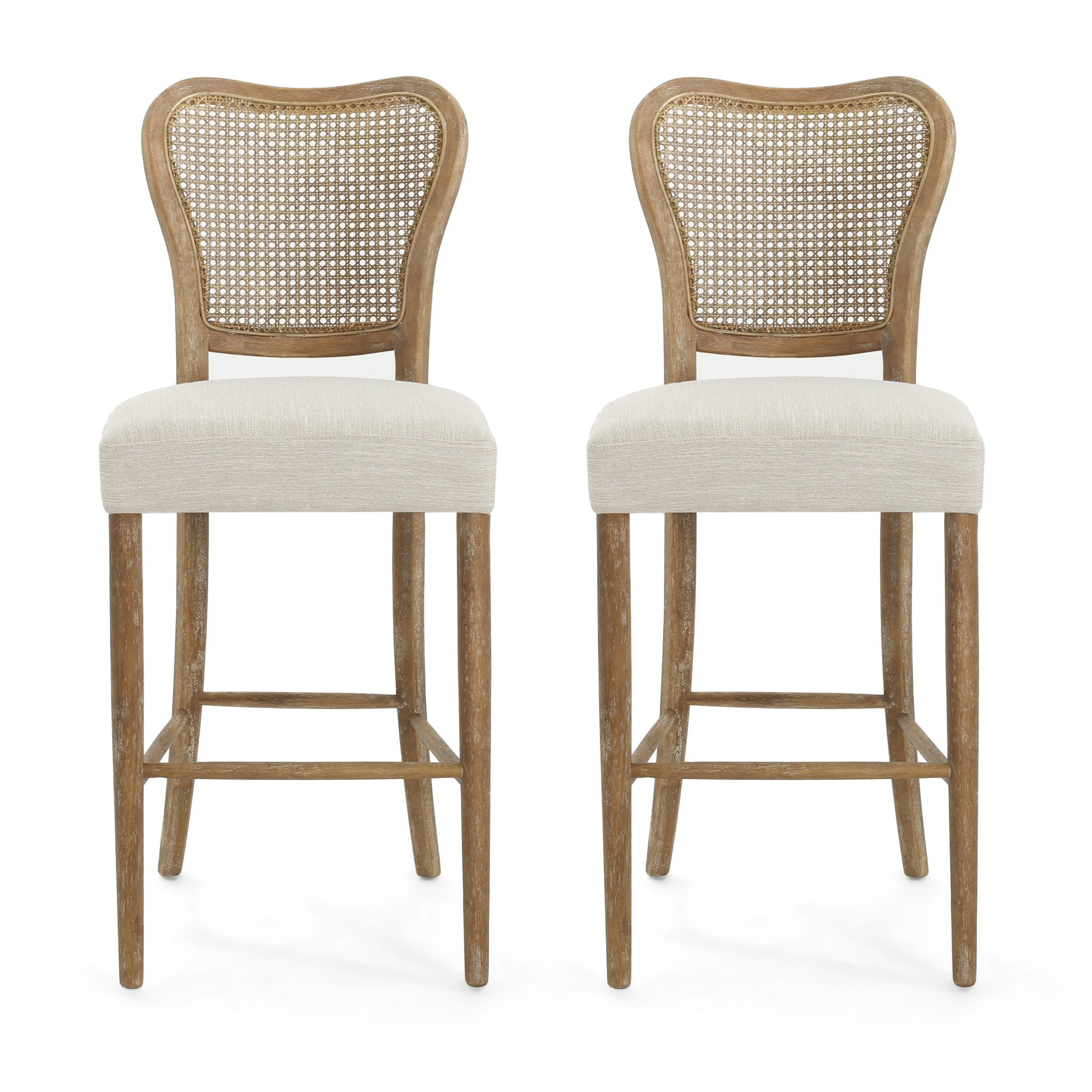 Barstool (Set of 2) - Dark Brown