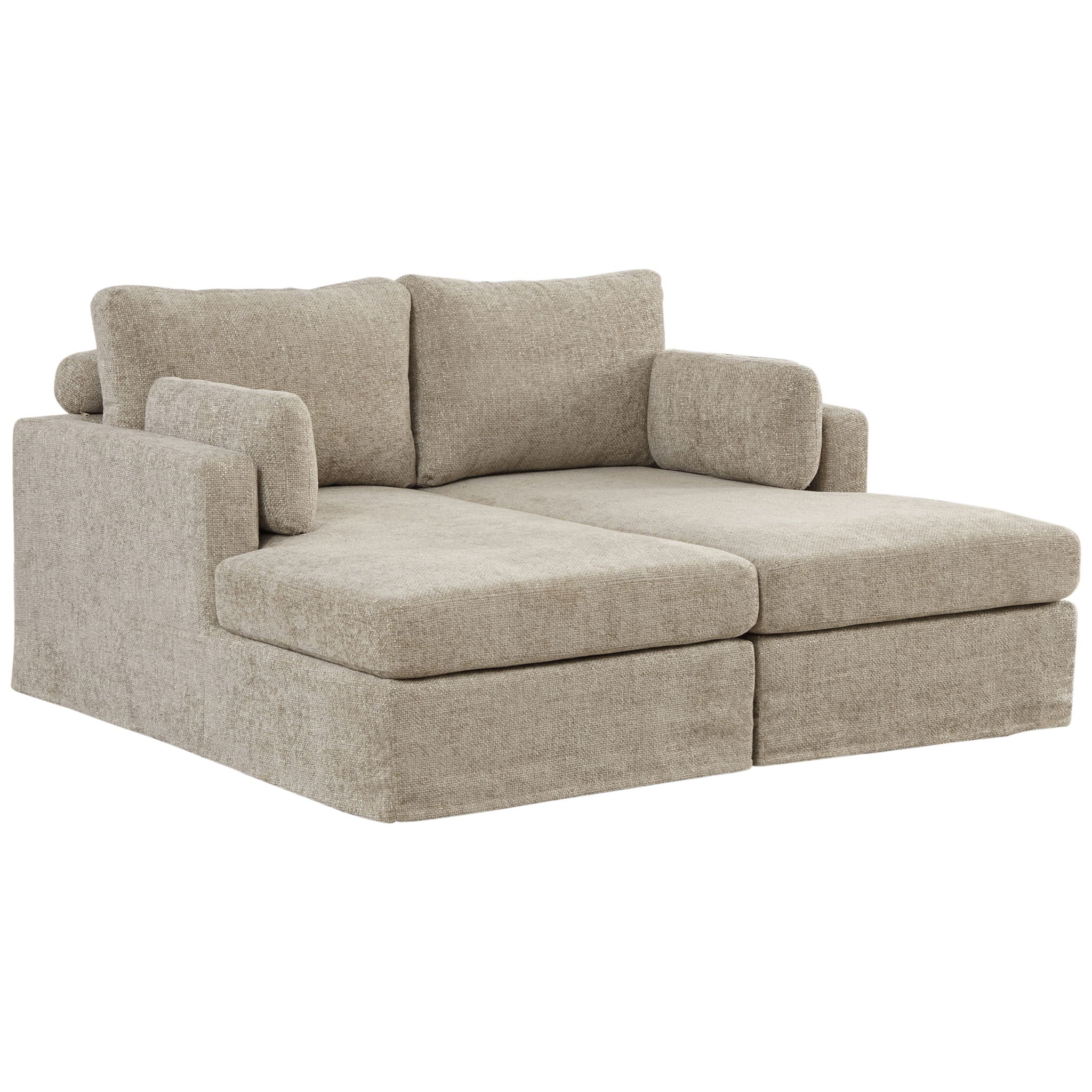 Wide Sofa Bed - Taupe