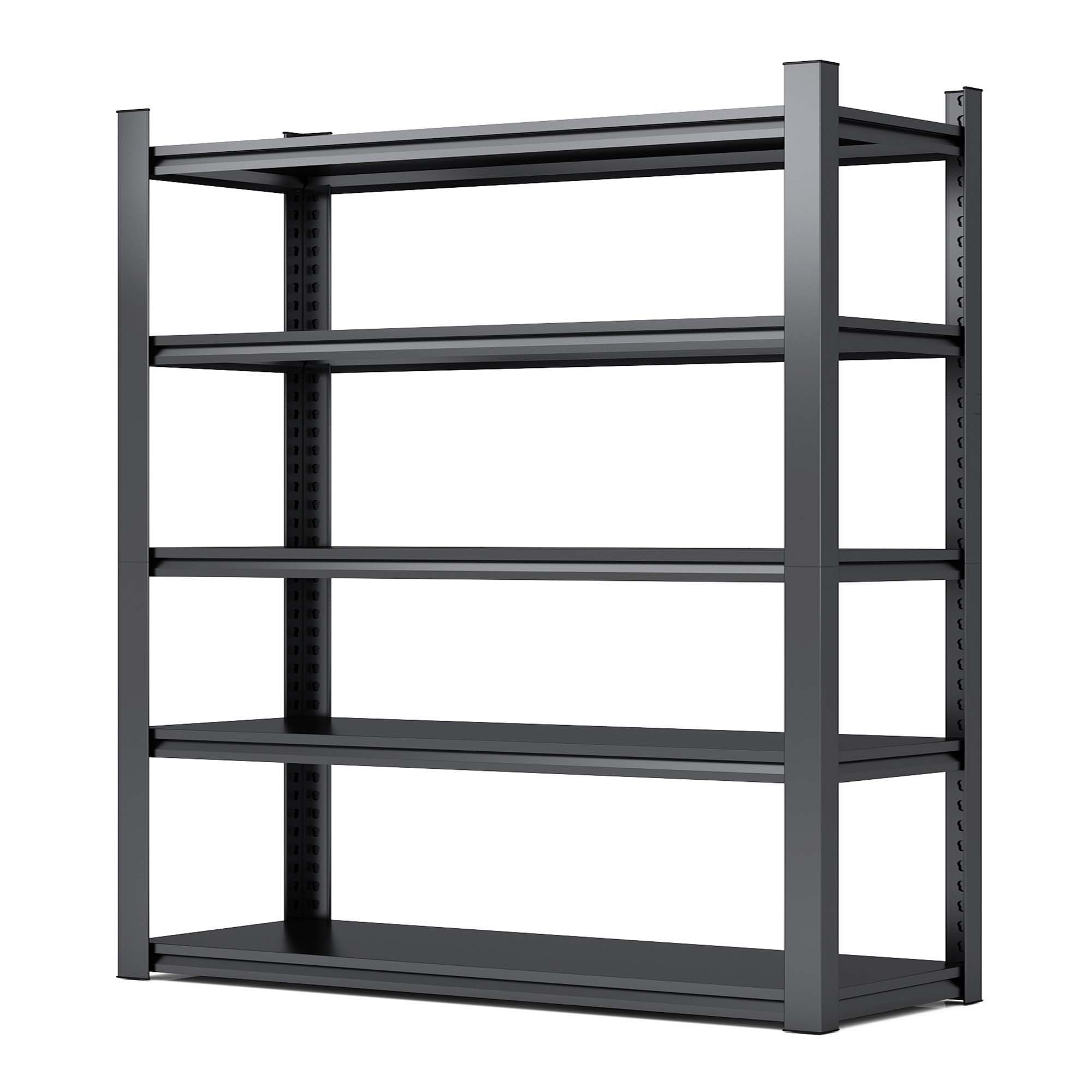 Industrial Heavy Duty Metal Garage Shelving Unit, Adjustable Storage Rack