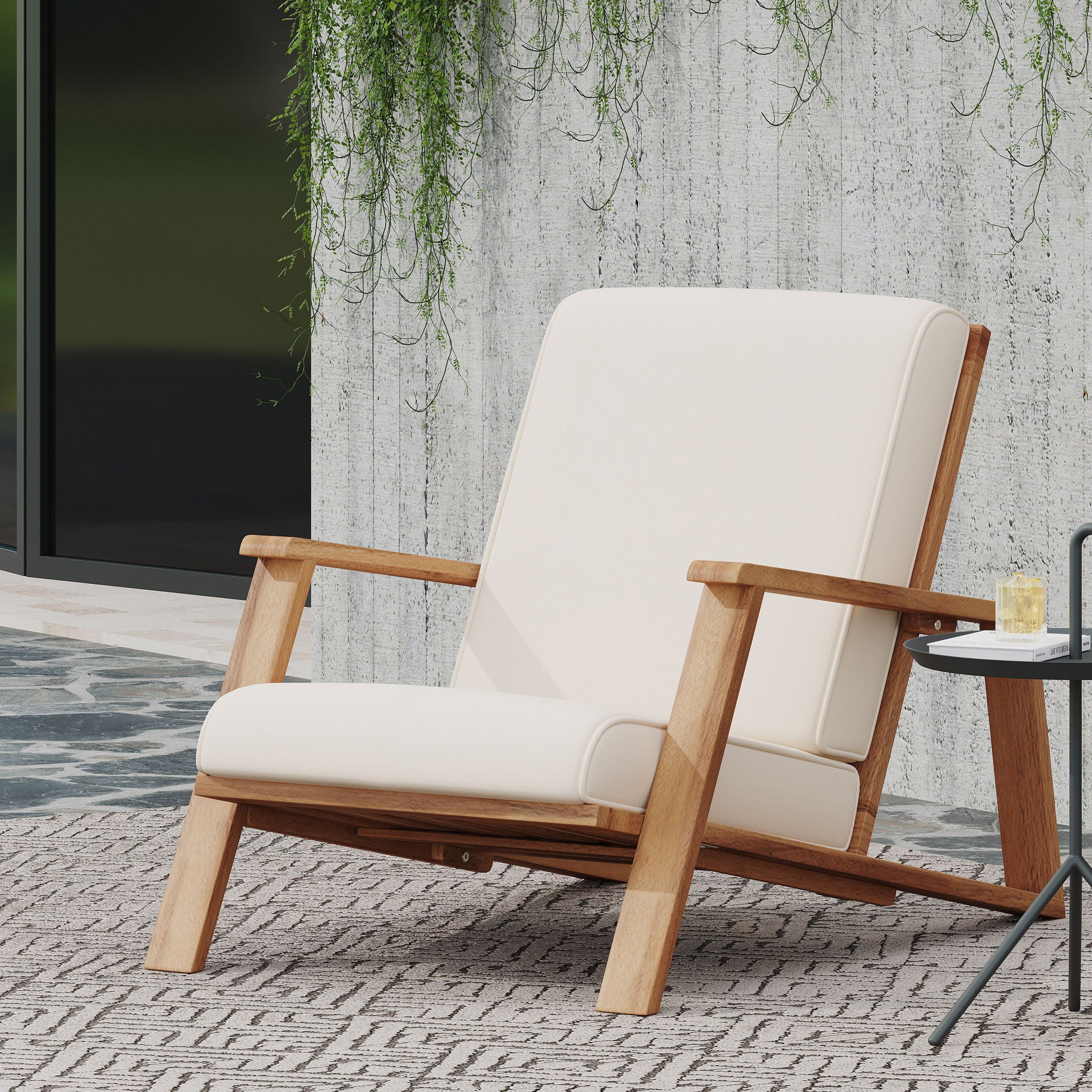 Patio Lounge Chair, Outdoor Club Chair