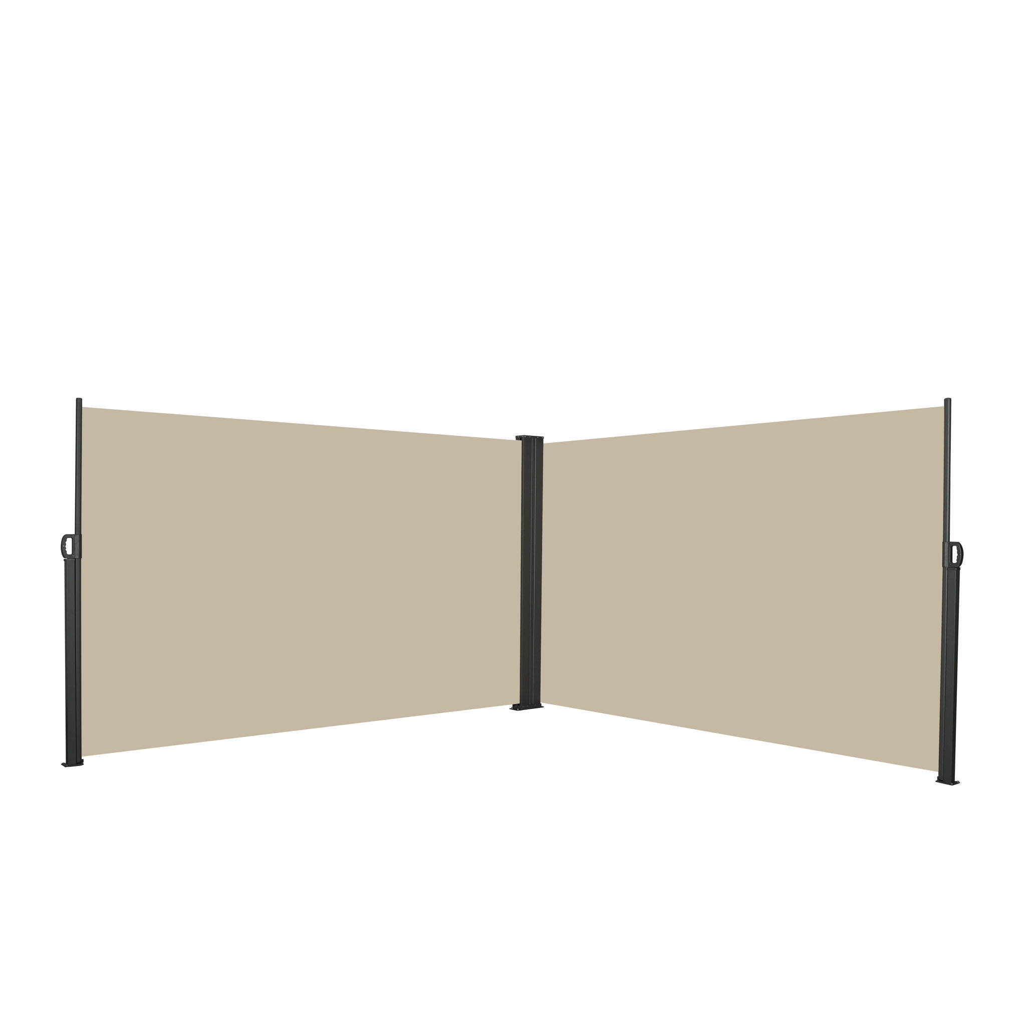 Retractable Side Awning, Waterproof And UV Resistant, Privacy Screen For Patio