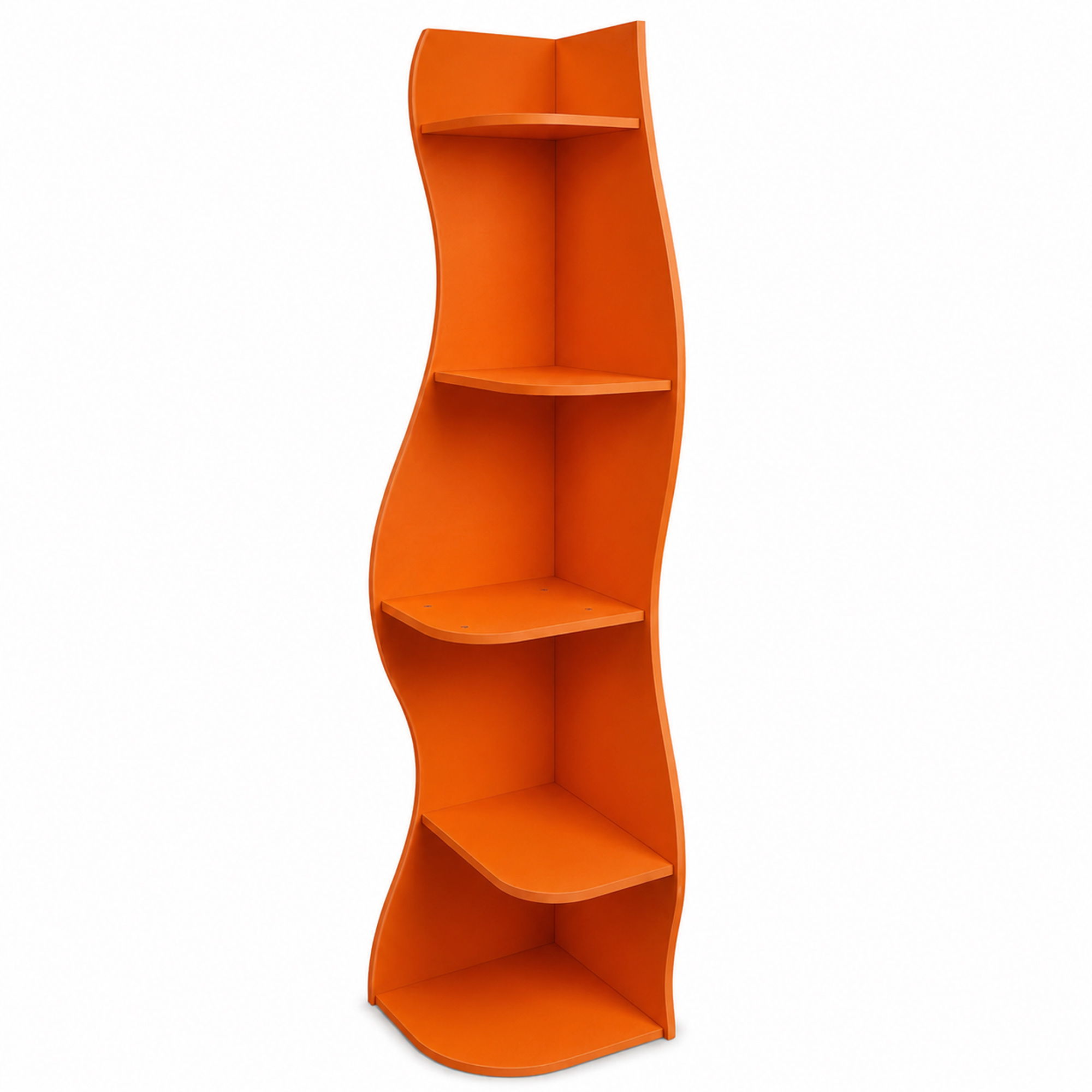 5 Tier S - Shaped Corner Shelf For Living Room
