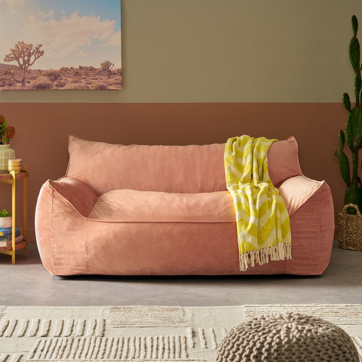 Fila - een Oversized Seater Bean Bag Chair With Armrests