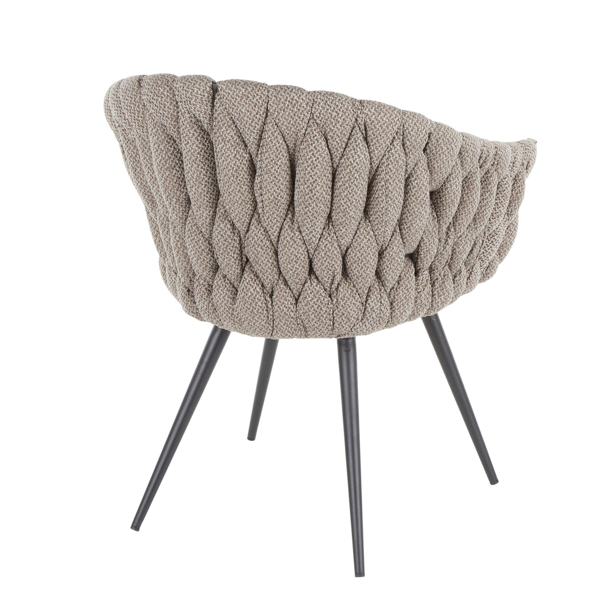 Matisse - Braided Contemporary Chair - Gray