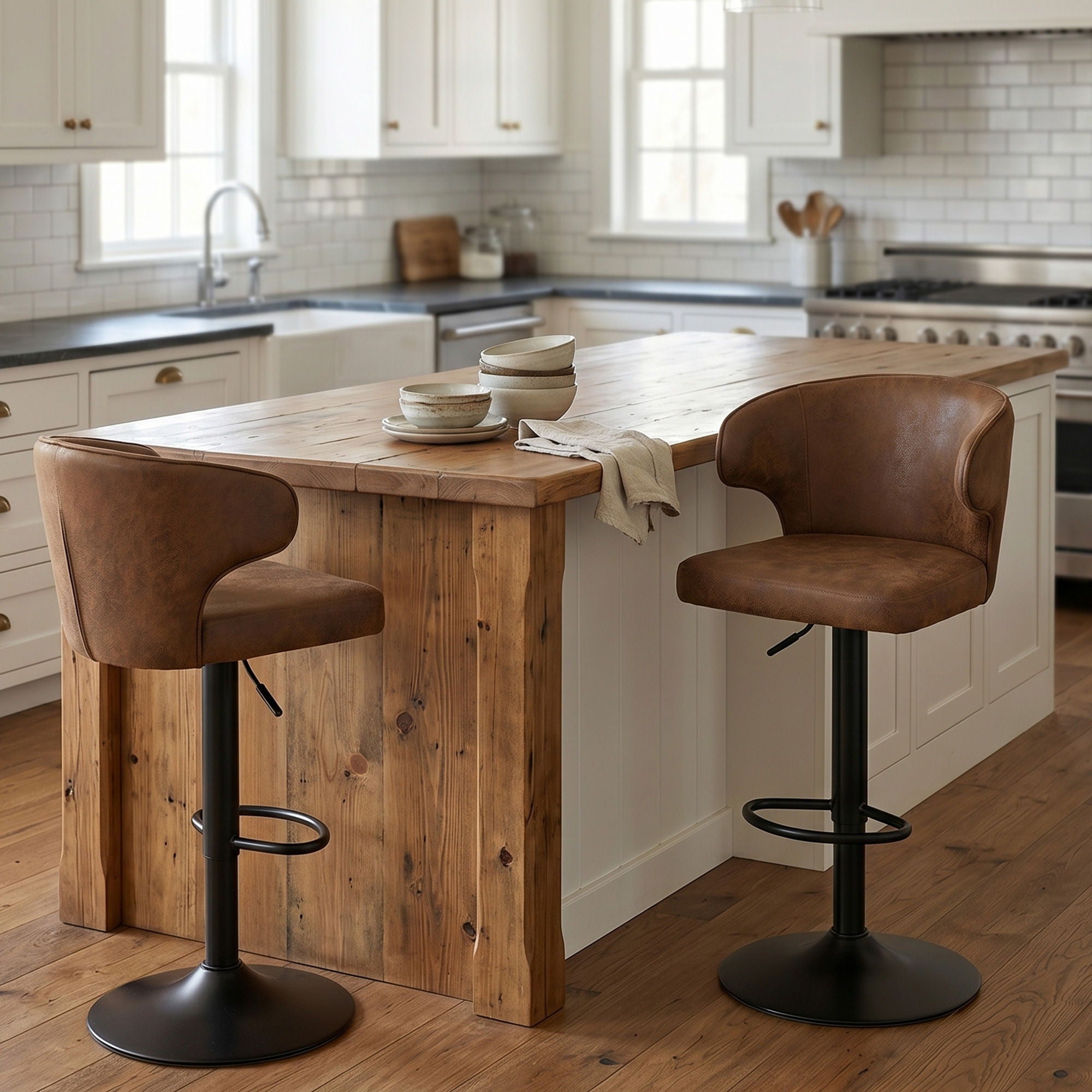 Adjustable Swivel Bar Chair