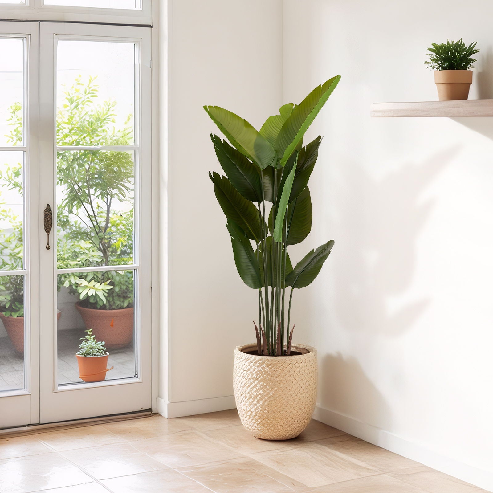 Artificial Plant For Indoor And Outdoor Decoration (Set of 2)