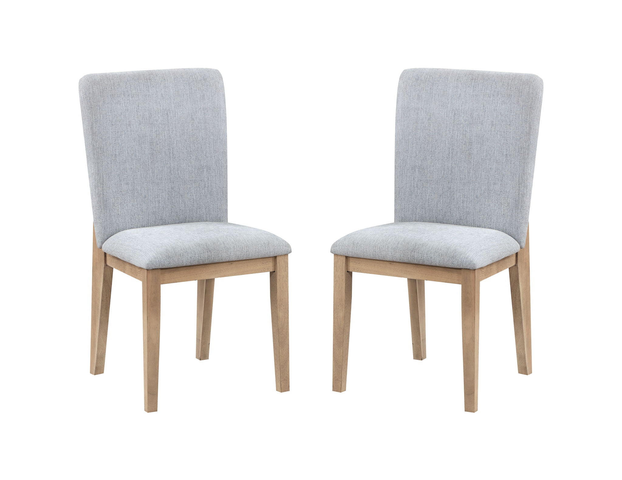 Caspian - And Oak Finish Dining Chair (Set of 2) - Gray