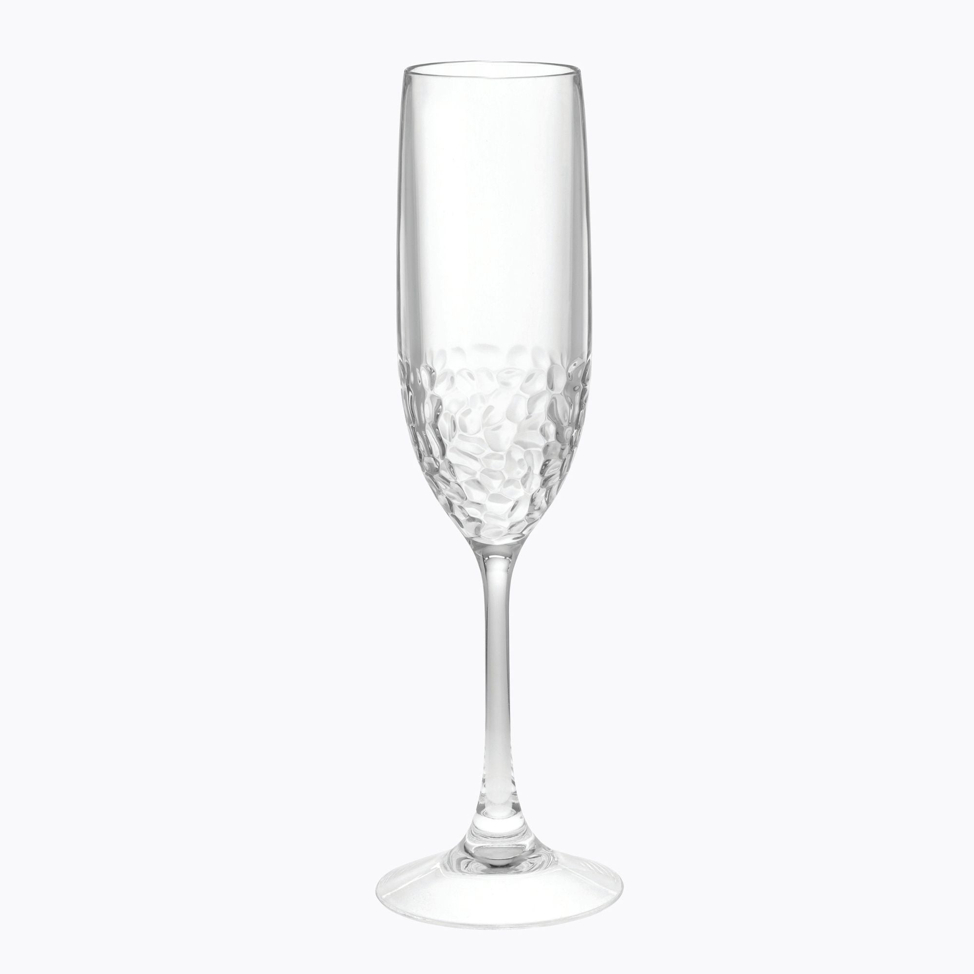 Tritan Lexington - Unbreakable Plastic Champagne Flutes, Durable Glass Alternative (Set of 4), 6Oz - Clear