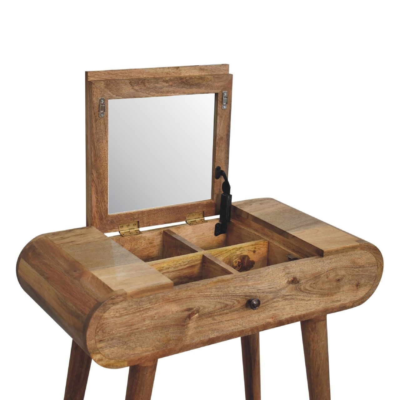 Mini Dressing Table With Foldable Mirror